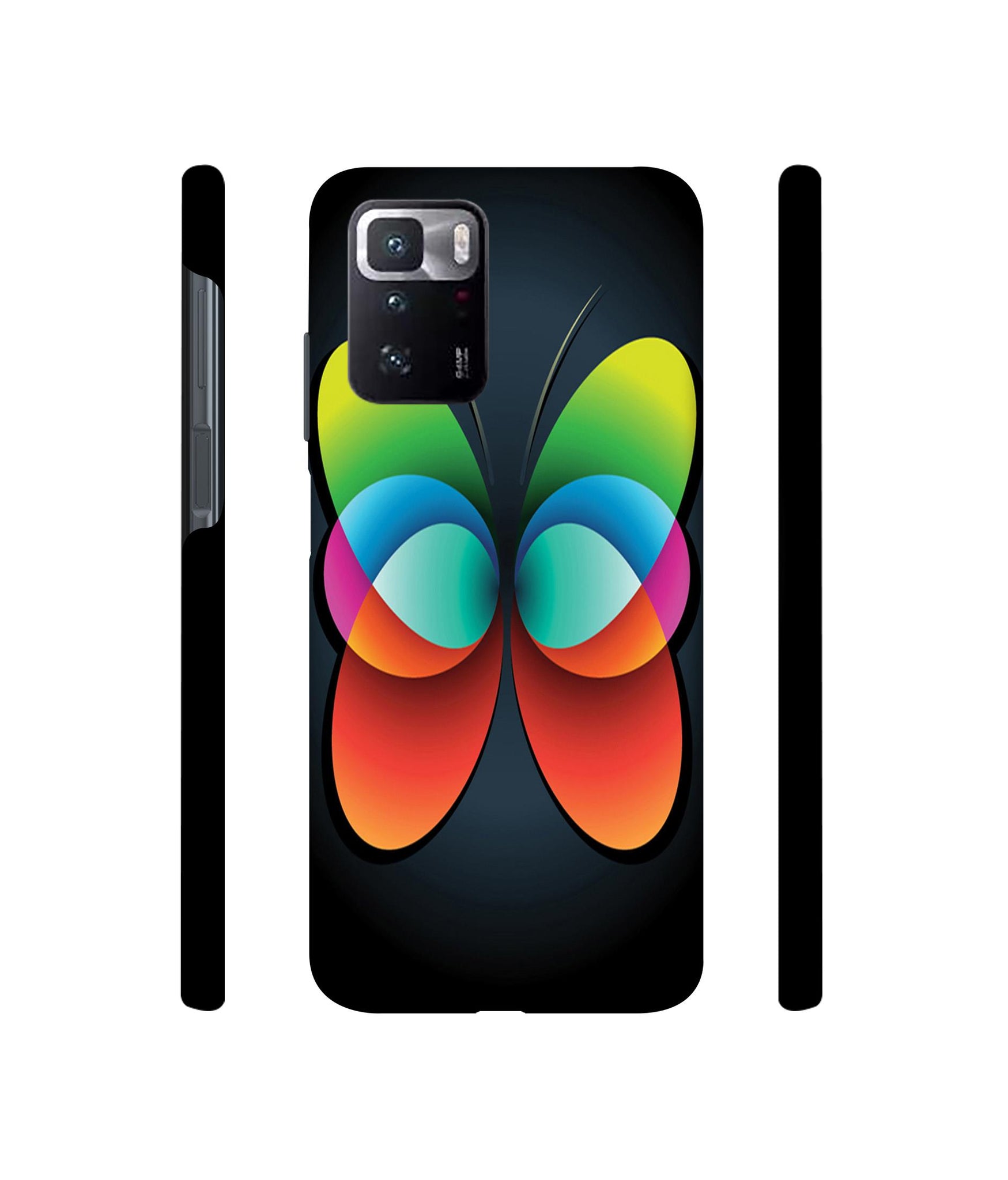Colourfull Butterfly Designer Hard Back Cover for Mi Poco X3 GT