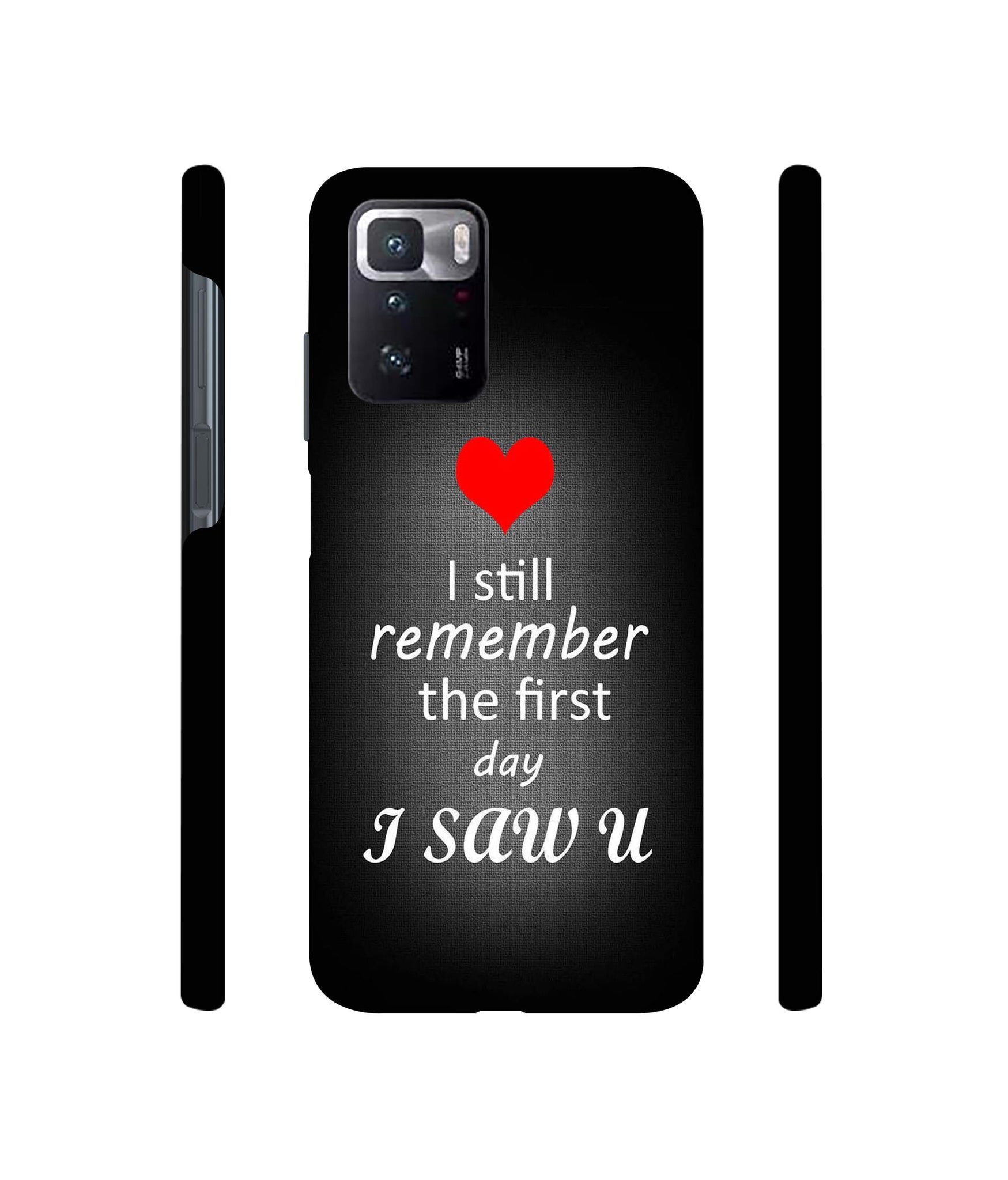 I Saw You Heart Designer Hard Back Cover for Mi Poco X3 GT