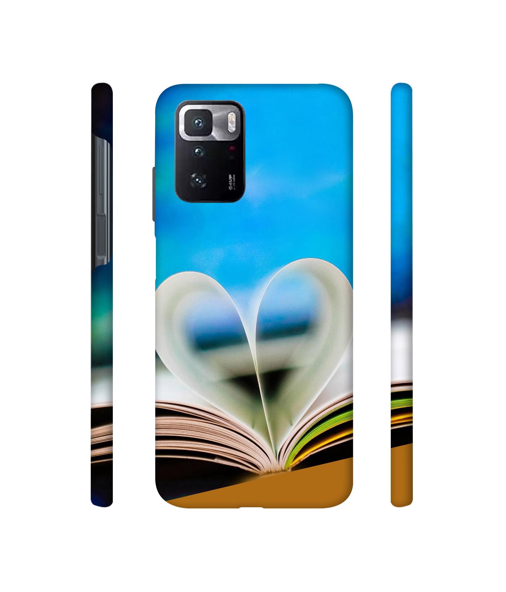 Love Book Designer Hard Back Cover for Mi Poco X3 GT