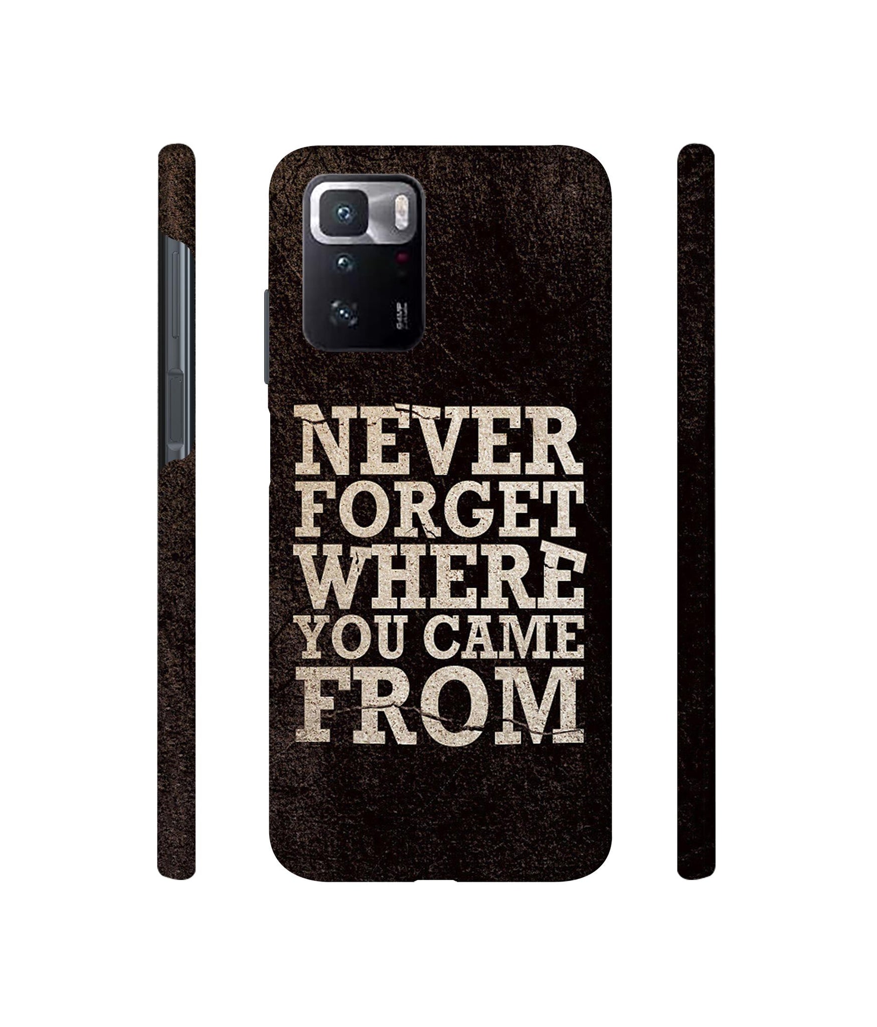 Thought Designer Hard Back Cover for Mi Poco X3 GT