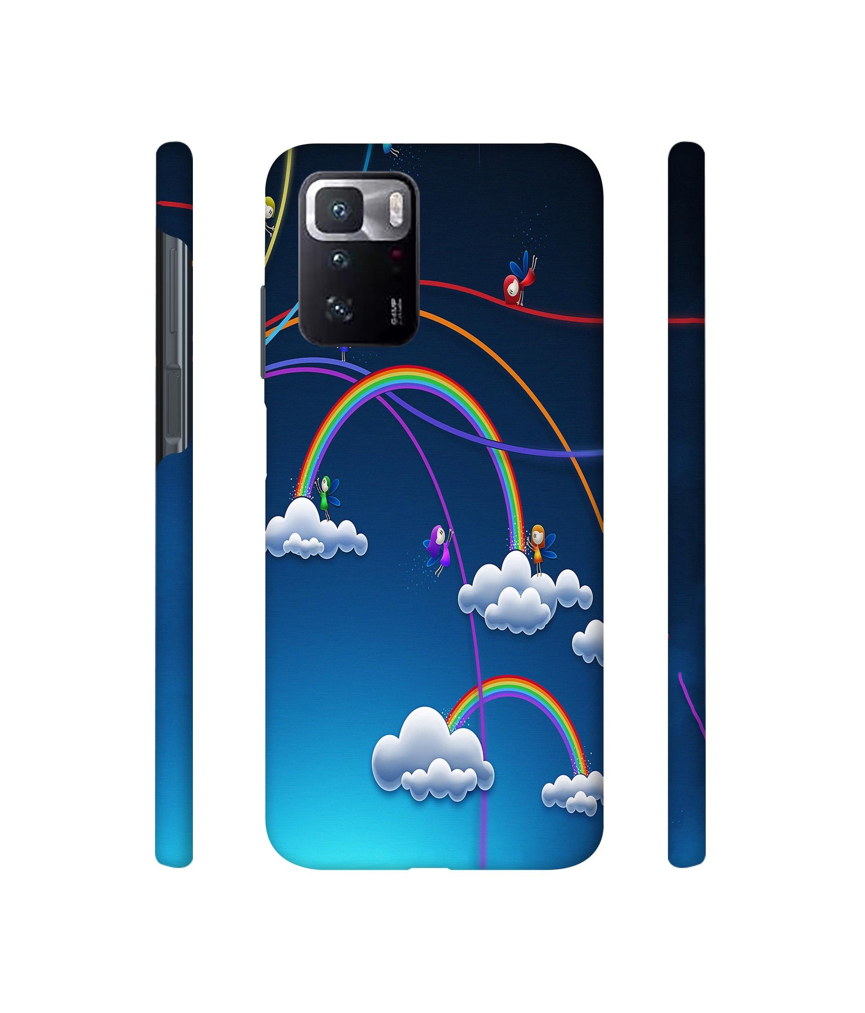 Rainbow Designer Hard Back Cover for Mi Poco X3 GT
