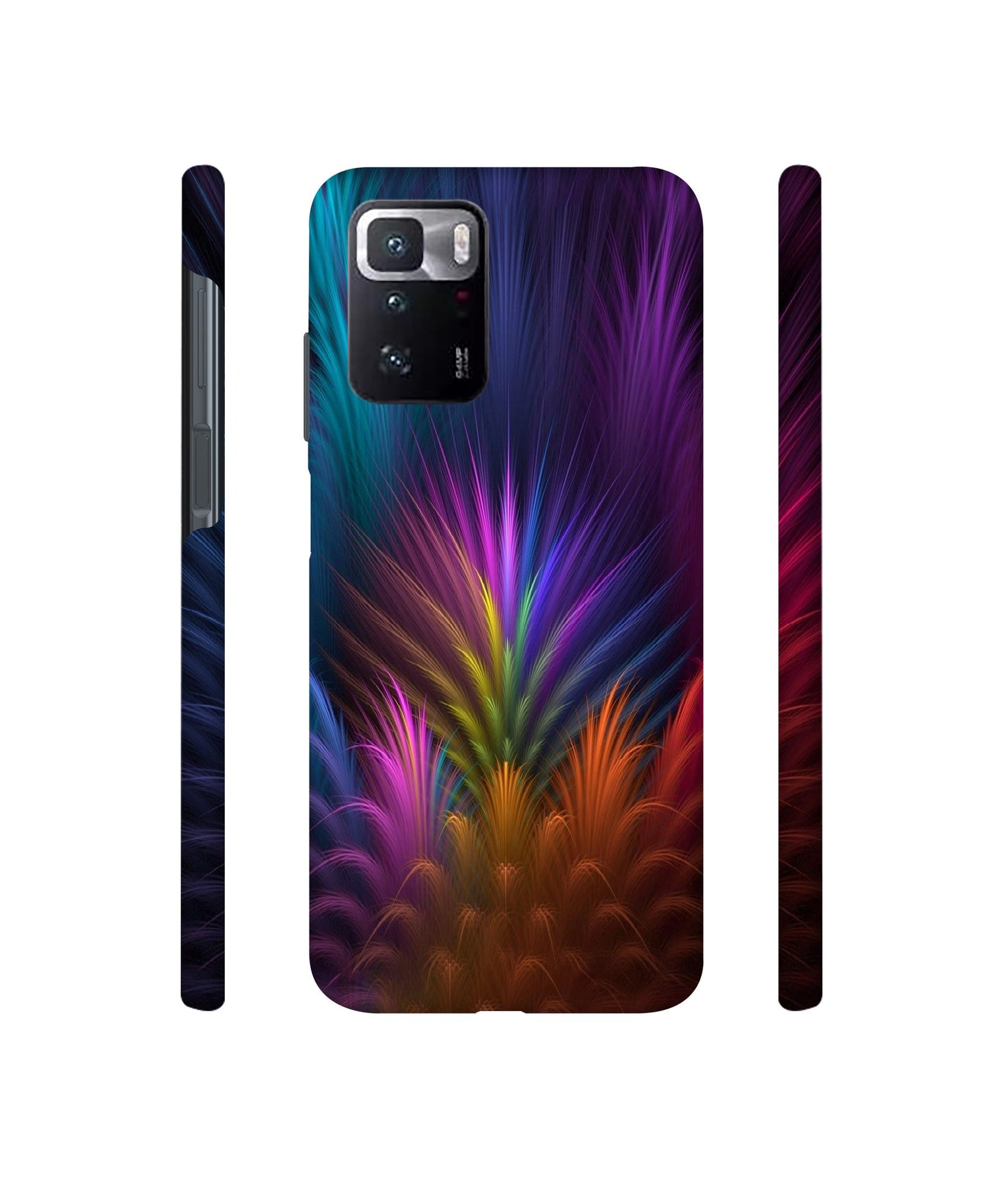 Multicoloured Designer Hard Back Cover for Mi Poco X3 GT