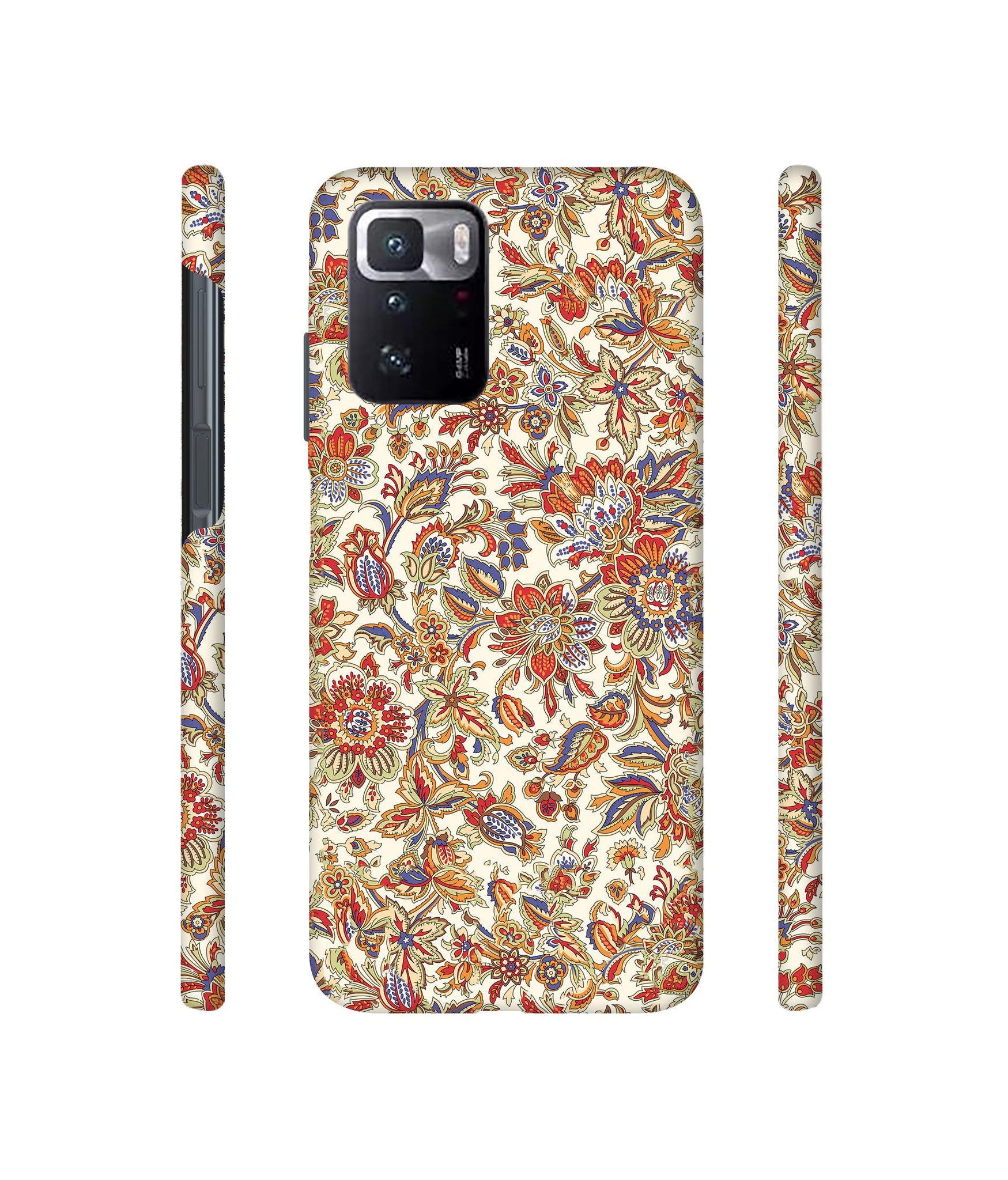 Floral Designer Hard Back Cover for Mi Poco X3 GT