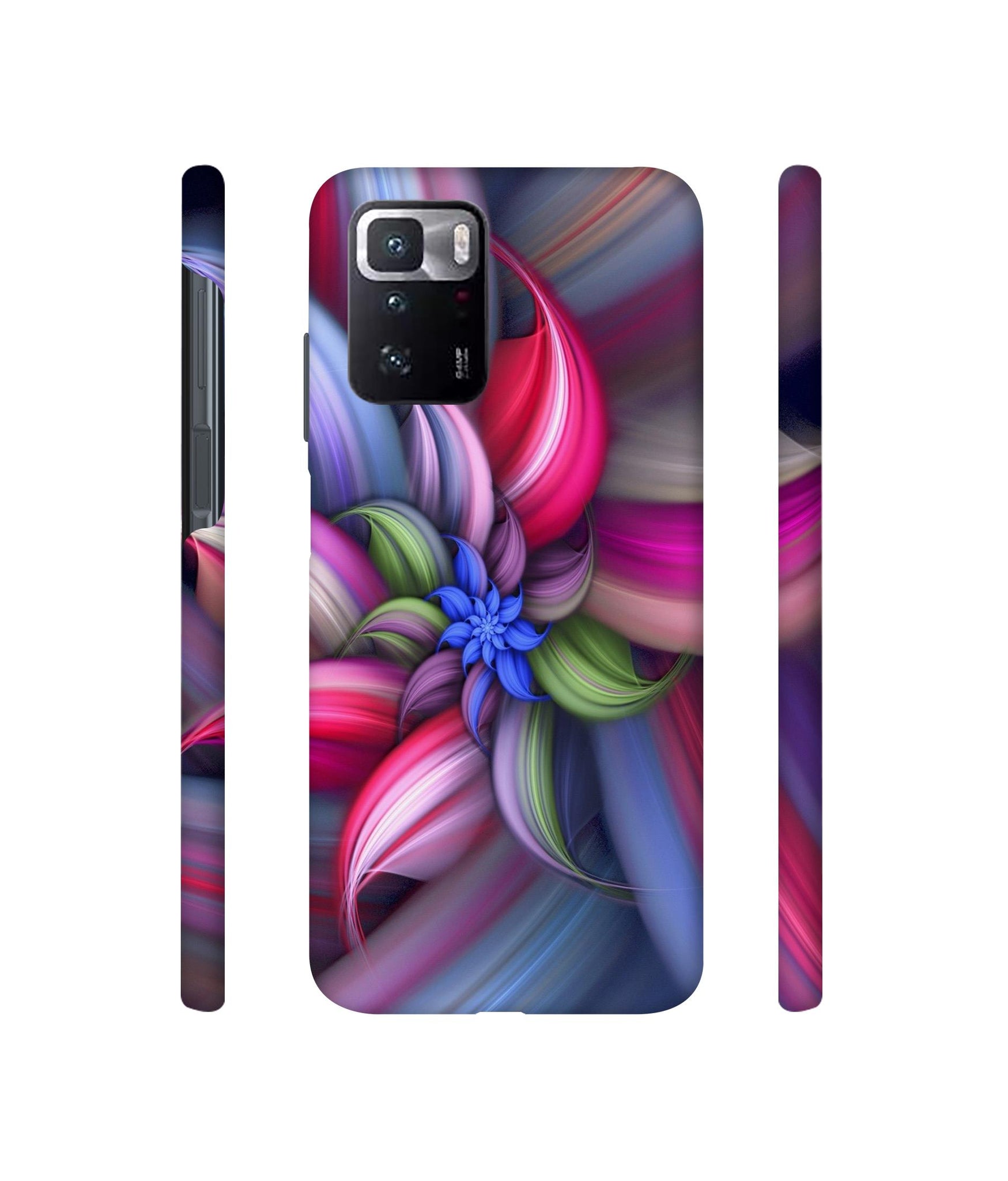 Colorful Flower Designer Hard Back Cover for Mi Poco X3 GT