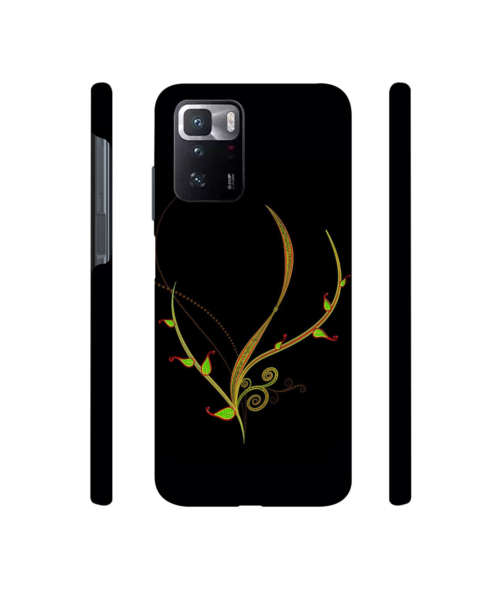 Yellow Pattern Designer Hard Back Cover for Mi Poco X3 GT