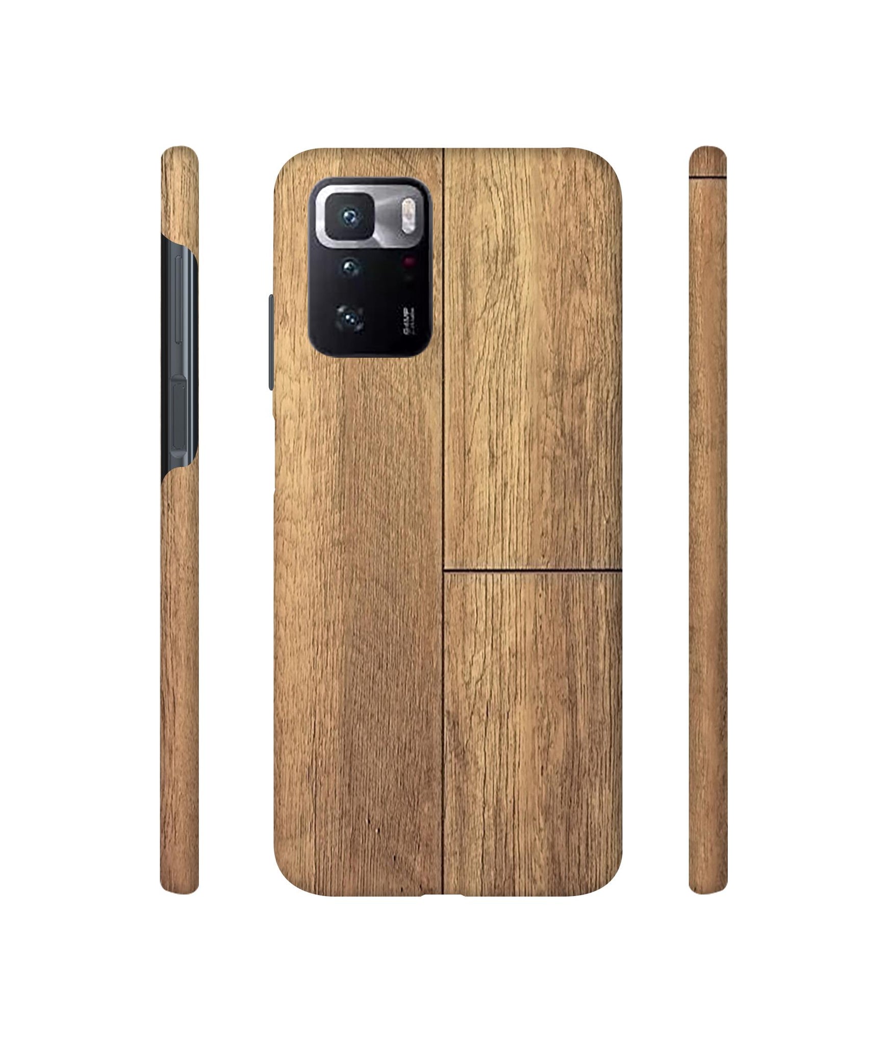 Wood Stretcher Designer Hard Back Cover for Mi Poco X3 GT