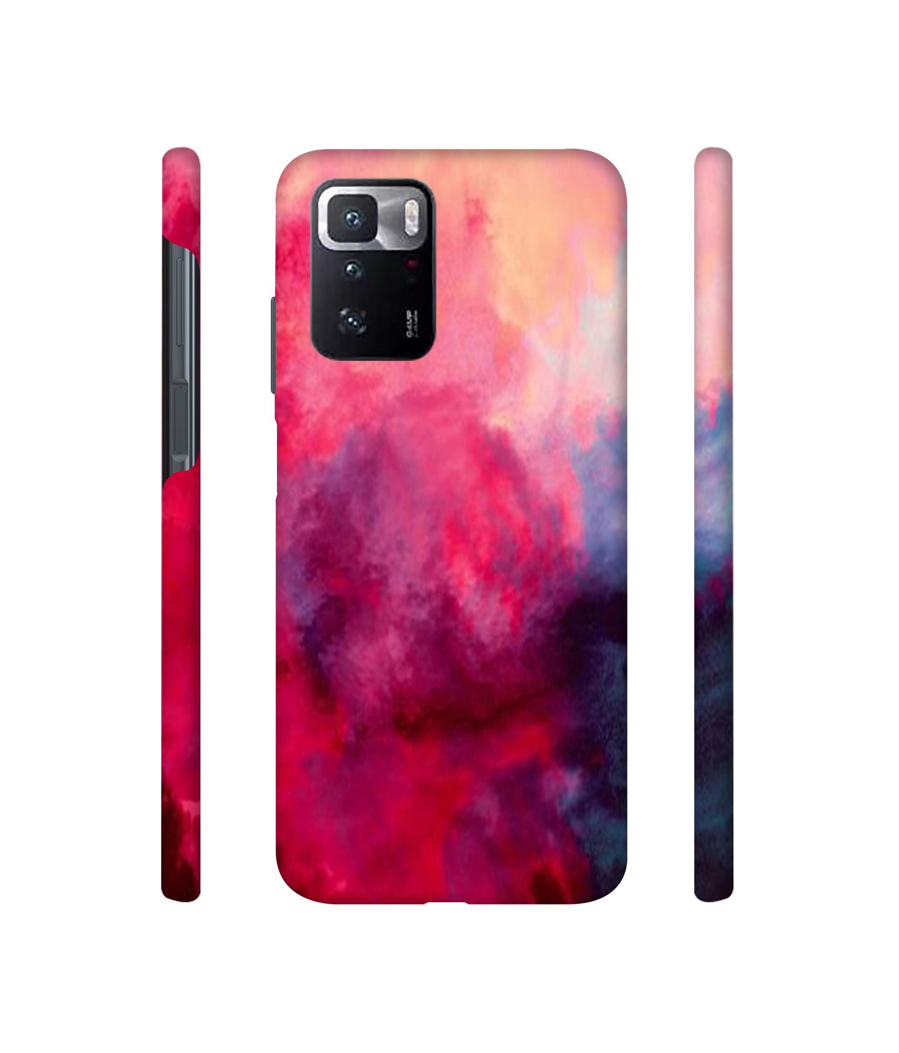 Holi Color Designer Hard Back Cover for Mi Poco X3 GT
