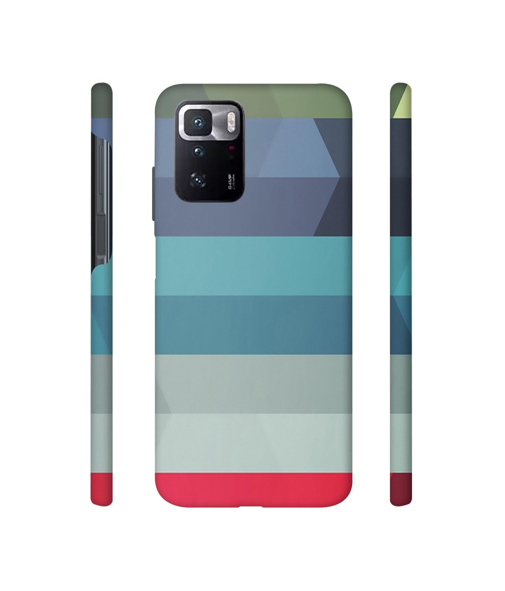 Colorful Lines Designer Hard Back Cover for Mi Poco X3 GT
