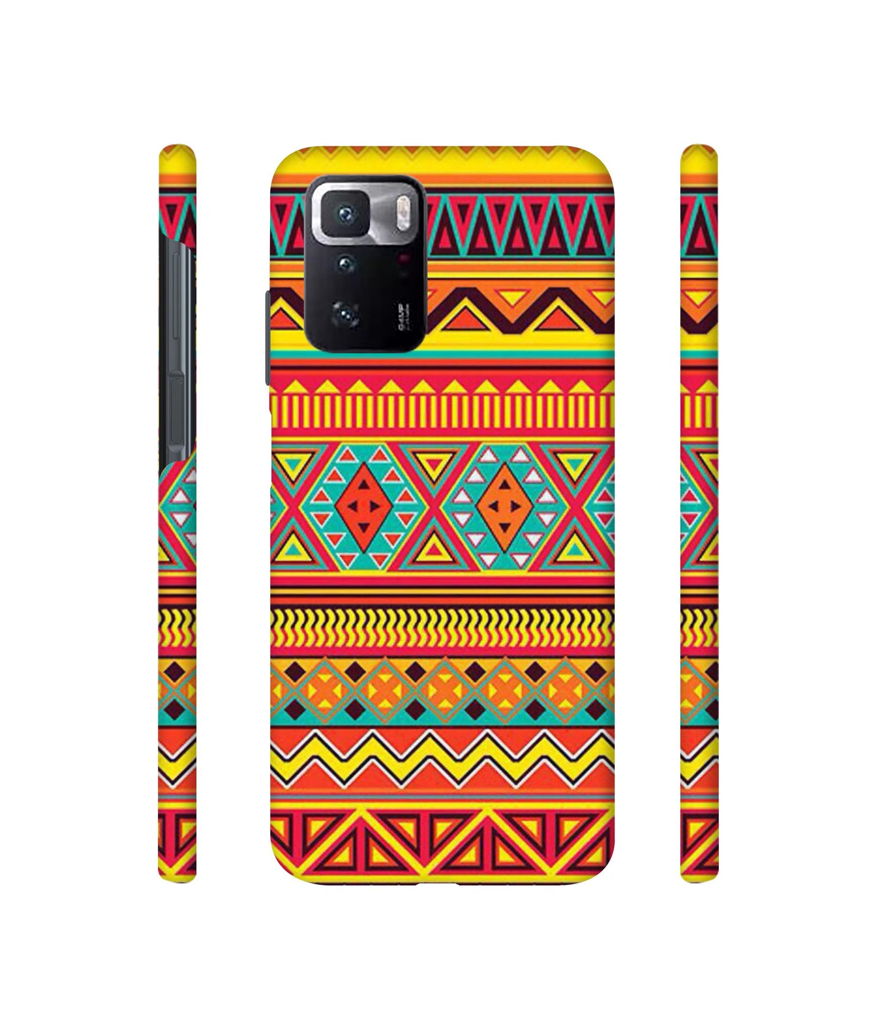 Artistic Rangoli Designer Hard Back Cover for Mi Poco X3 GT