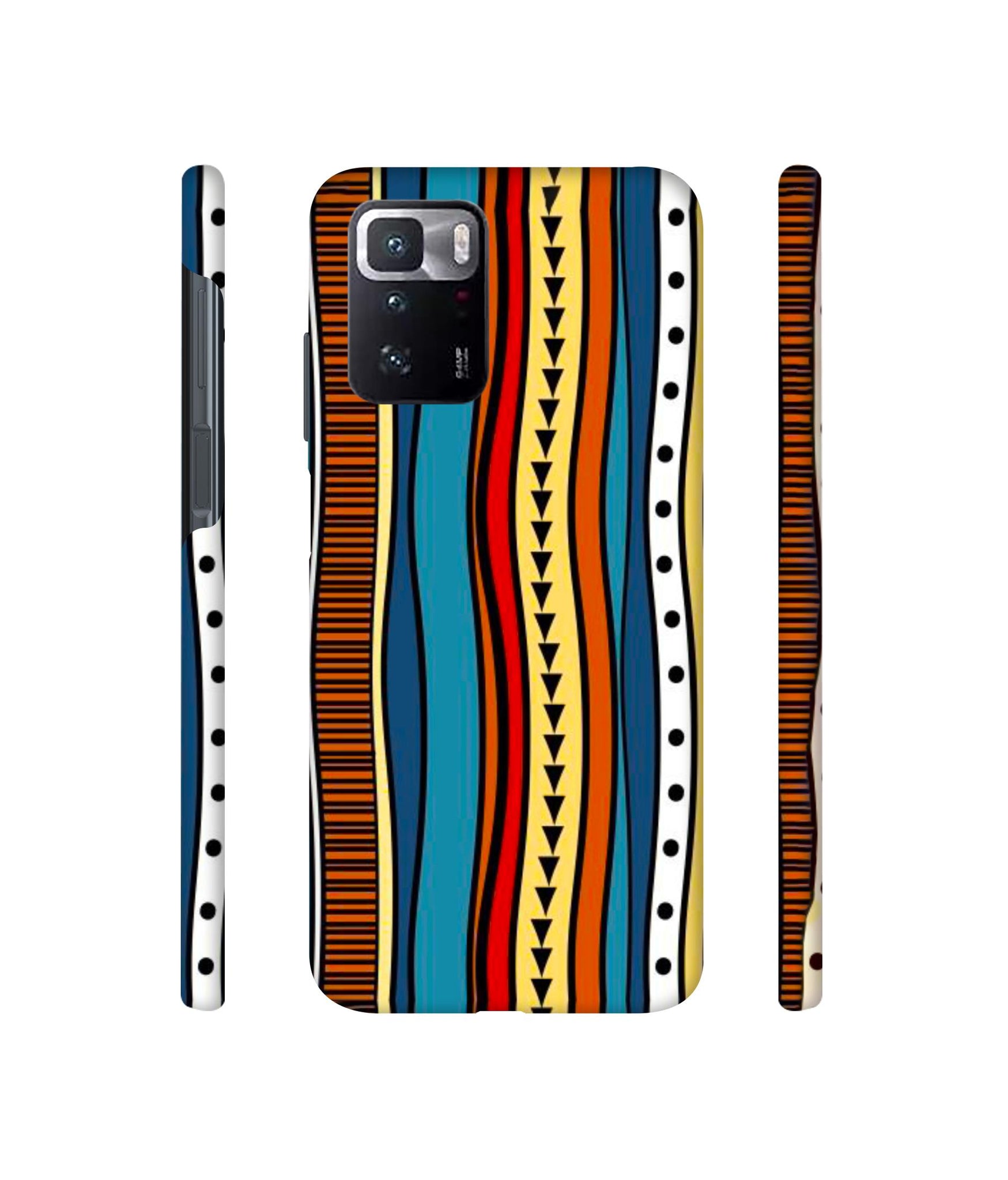 Rangoli Folk Art Designer Hard Back Cover for Mi Poco X3 GT