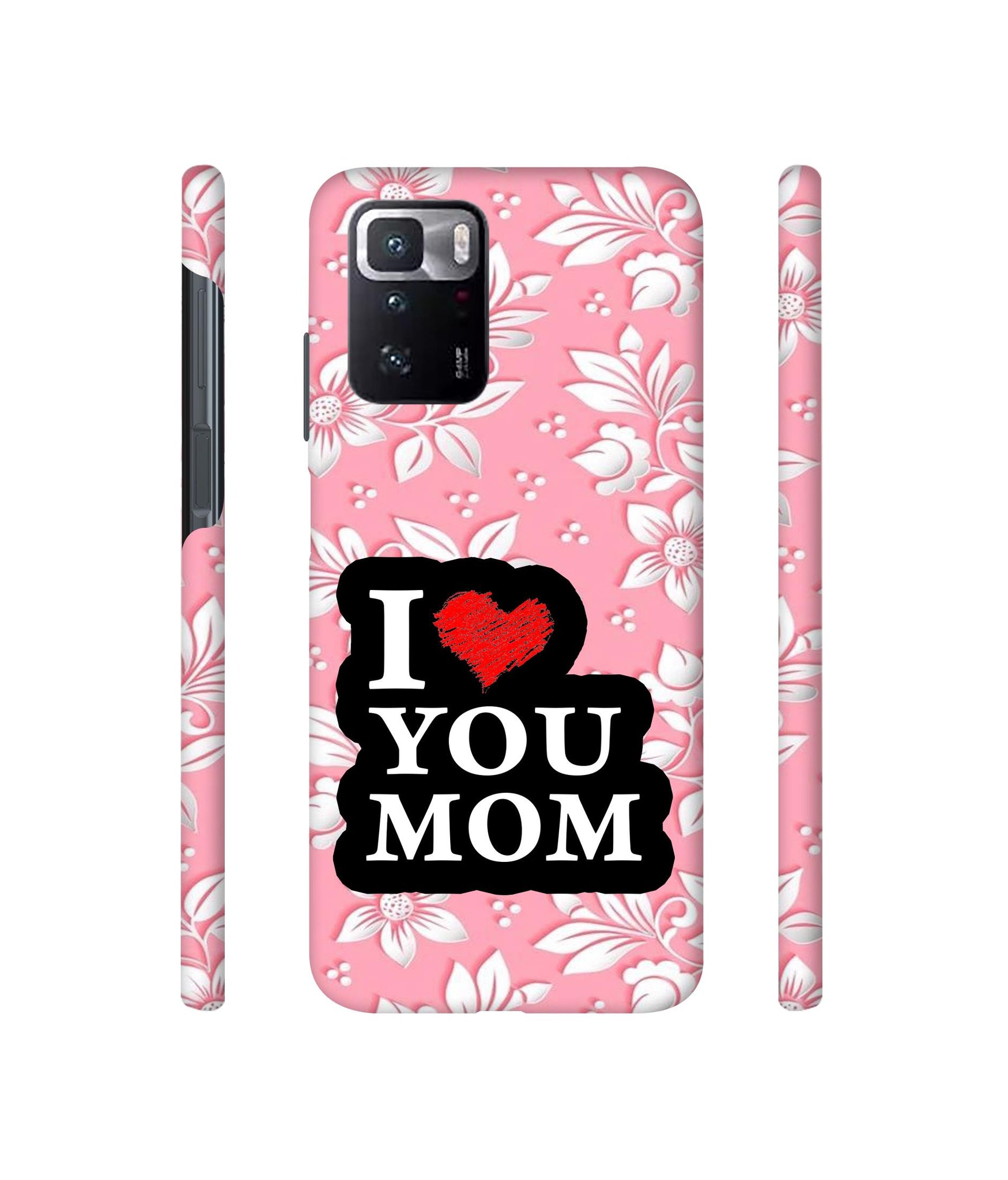 I Love Mom Designer Hard Back Cover for Mi Poco X3 GT
