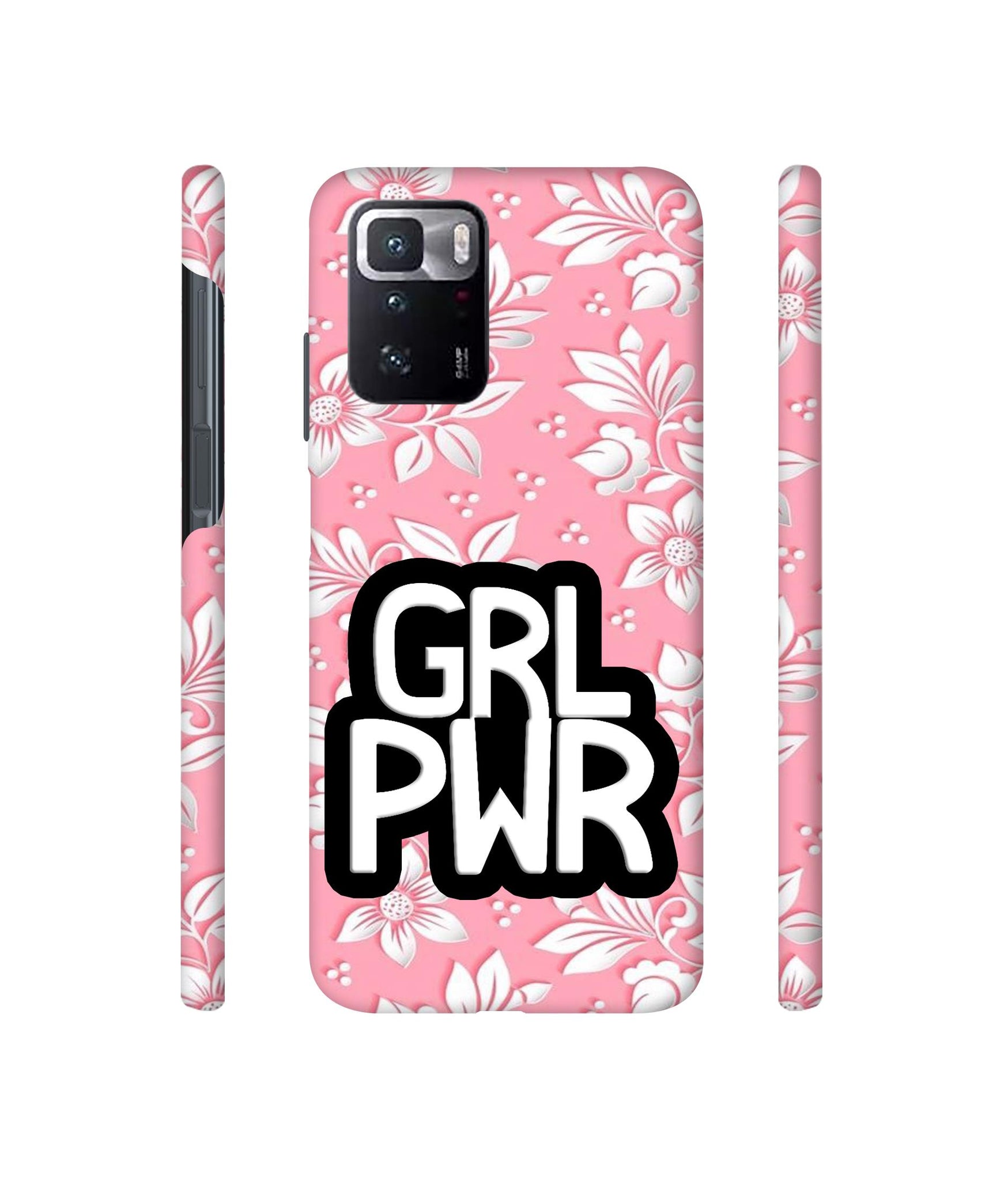 Girl Power Art Designer Hard Back Cover for Mi Poco X3 GT