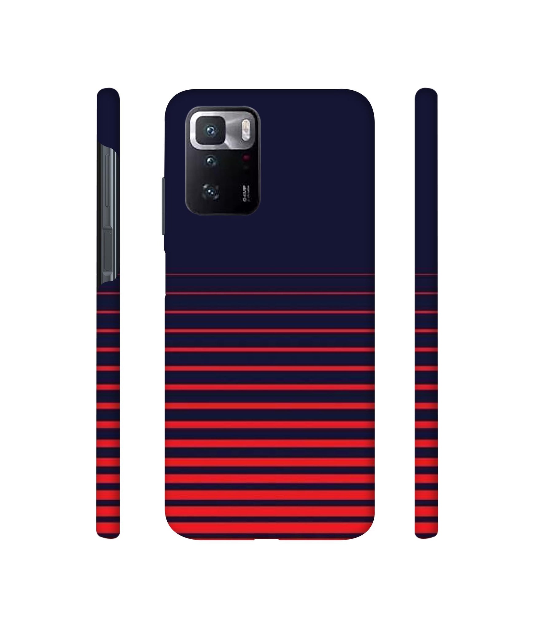 Redline Designer Hard Back Cover for Mi Poco X3 GT