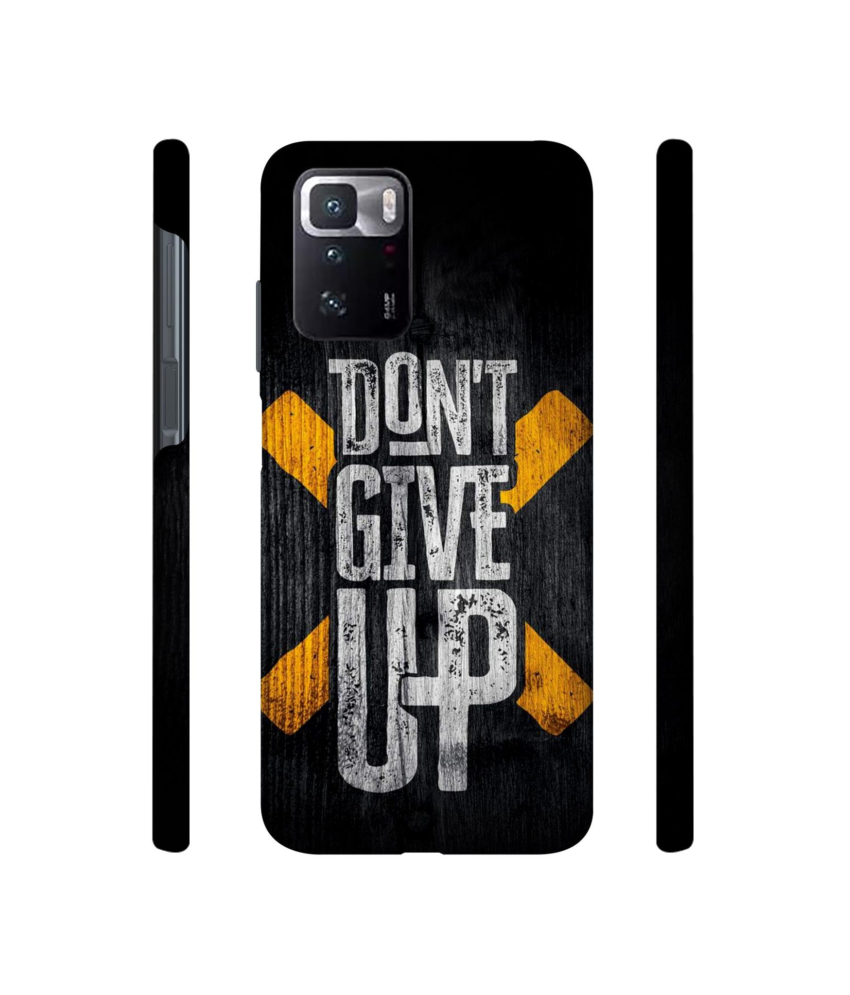 Don't Give Up Designer Hard Back Cover for Mi Poco X3 GT