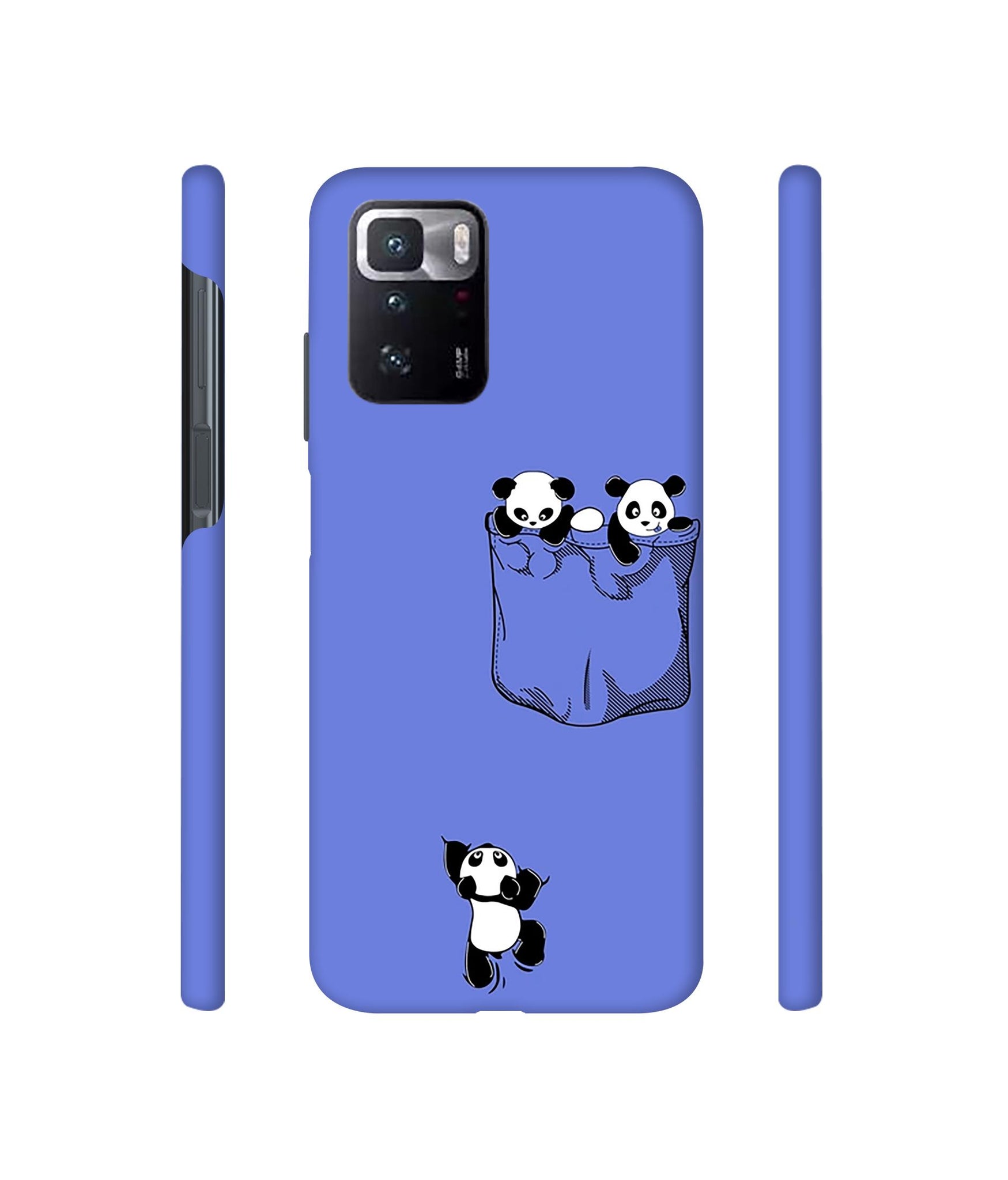 Poket Panda Designer Hard Back Cover for Mi Poco X3 GT