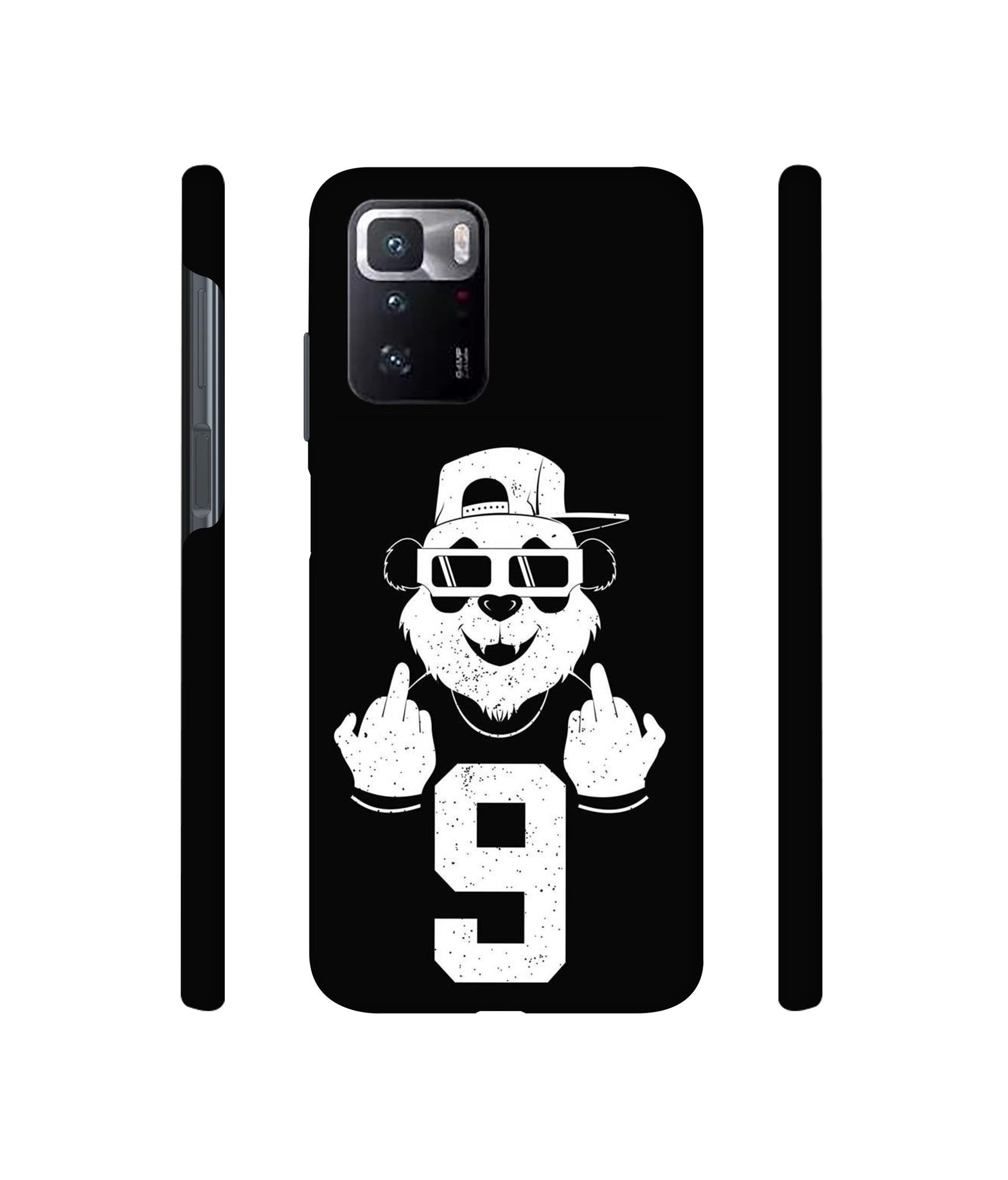 Nine Number Designer Hard Back Cover for Mi Poco X3 GT