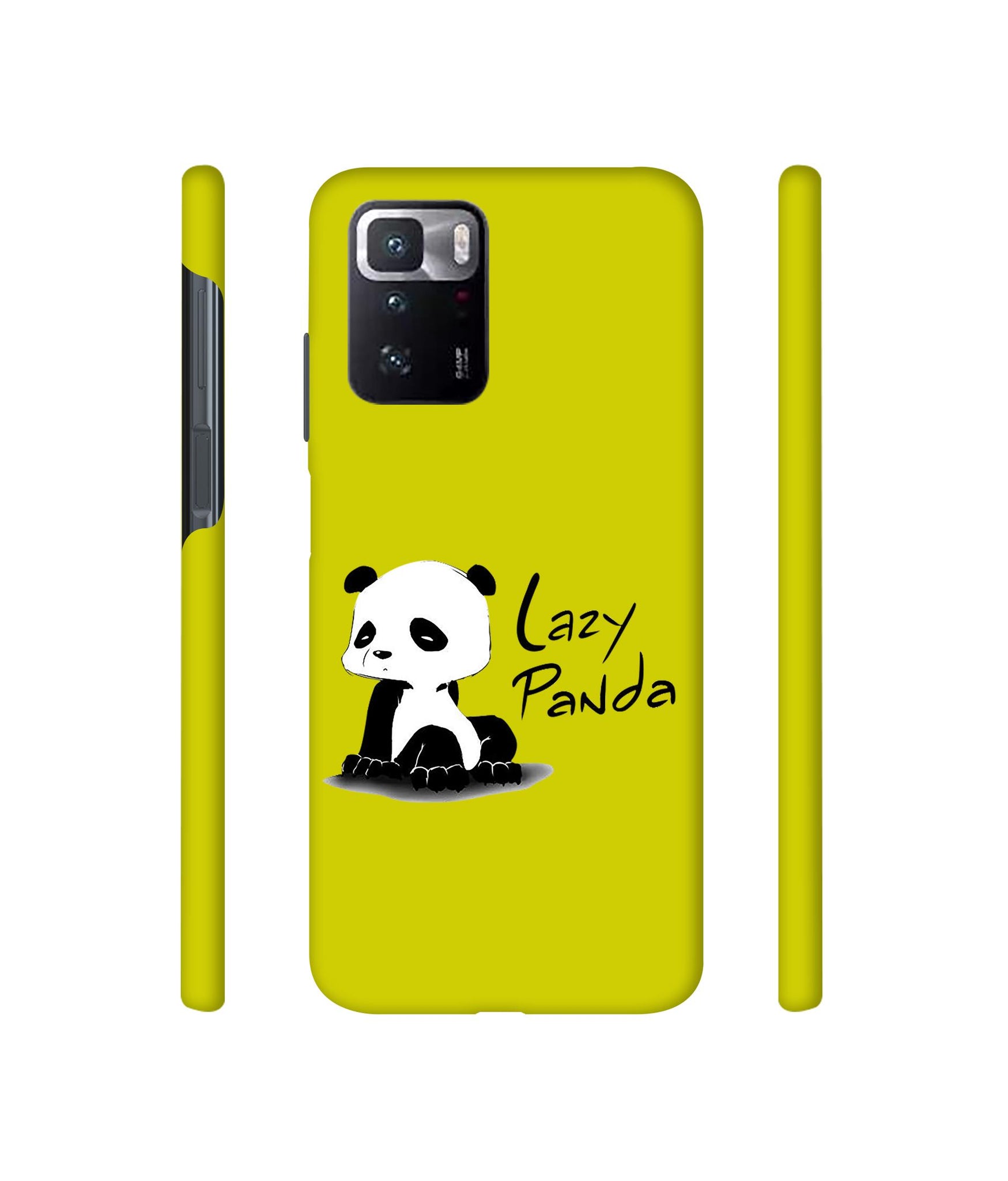 Lazy Panda Designer Hard Back Cover for Mi Poco X3 GT