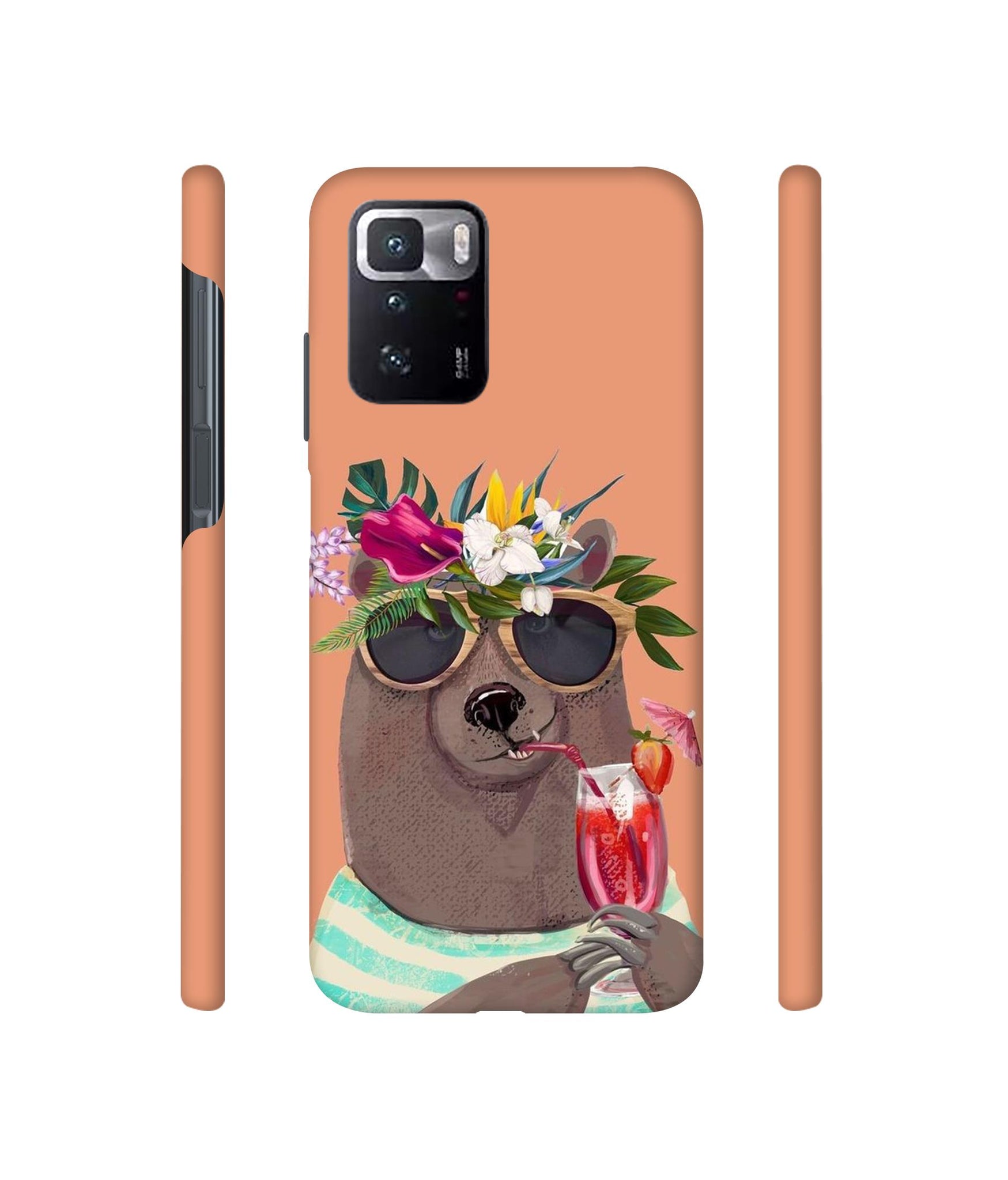Summer Chill Beer Designer Hard Back Cover for Mi Poco X3 GT