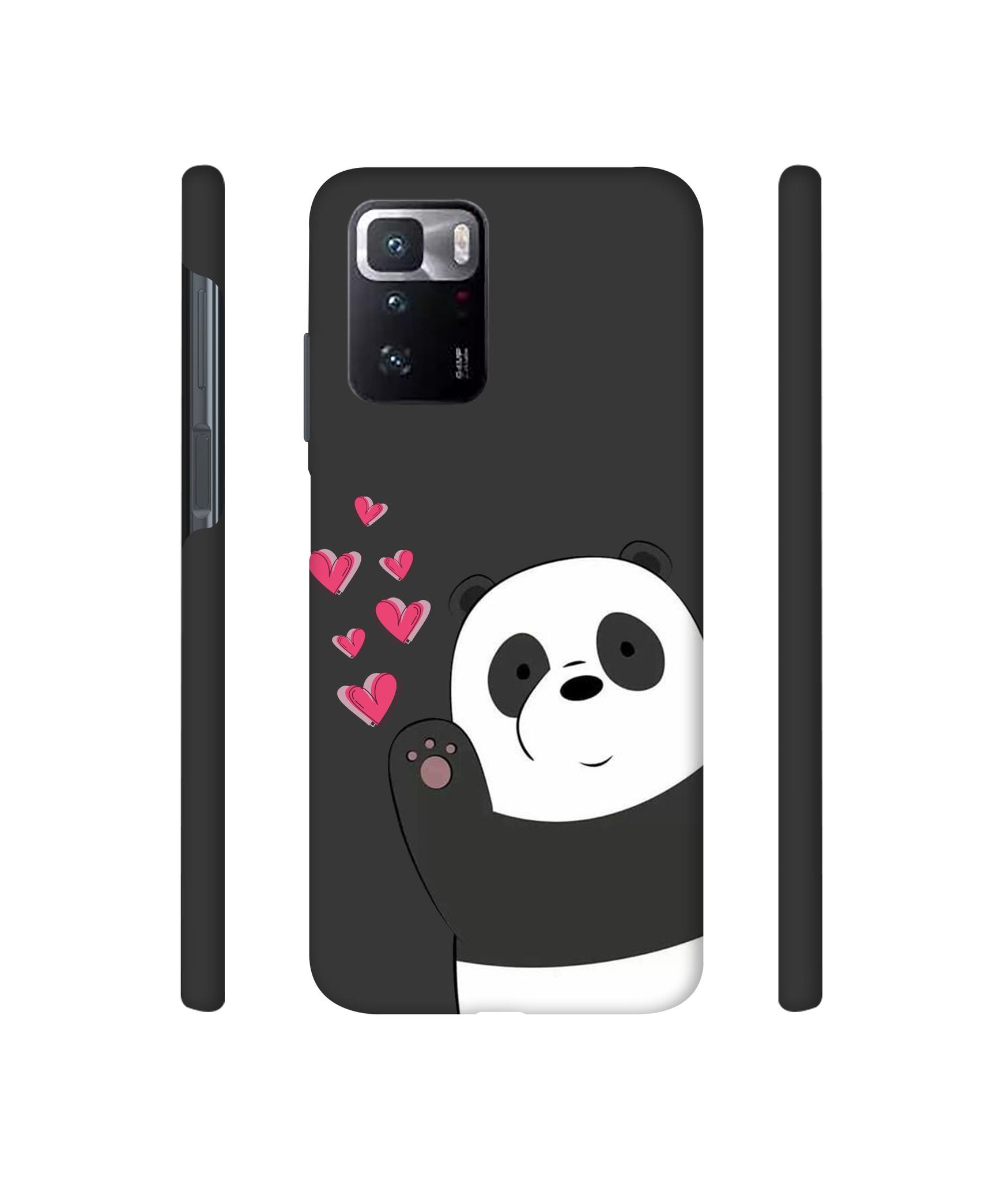 Love Panda Designer Hard Back Cover for Mi Poco X3 GT