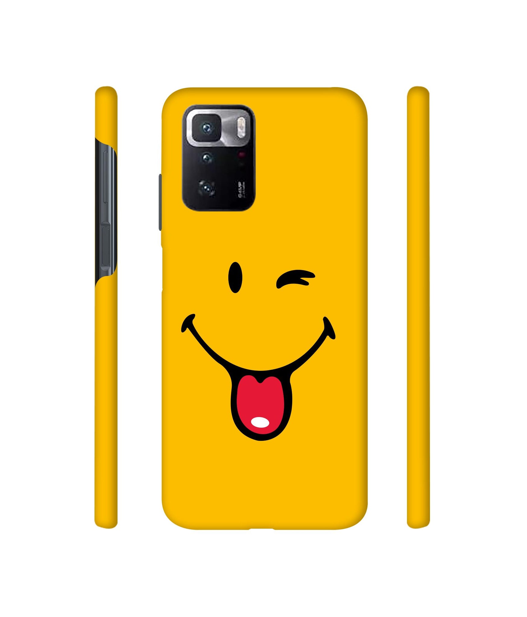 Masti Face Designer Hard Back Cover for Mi Poco X3 GT