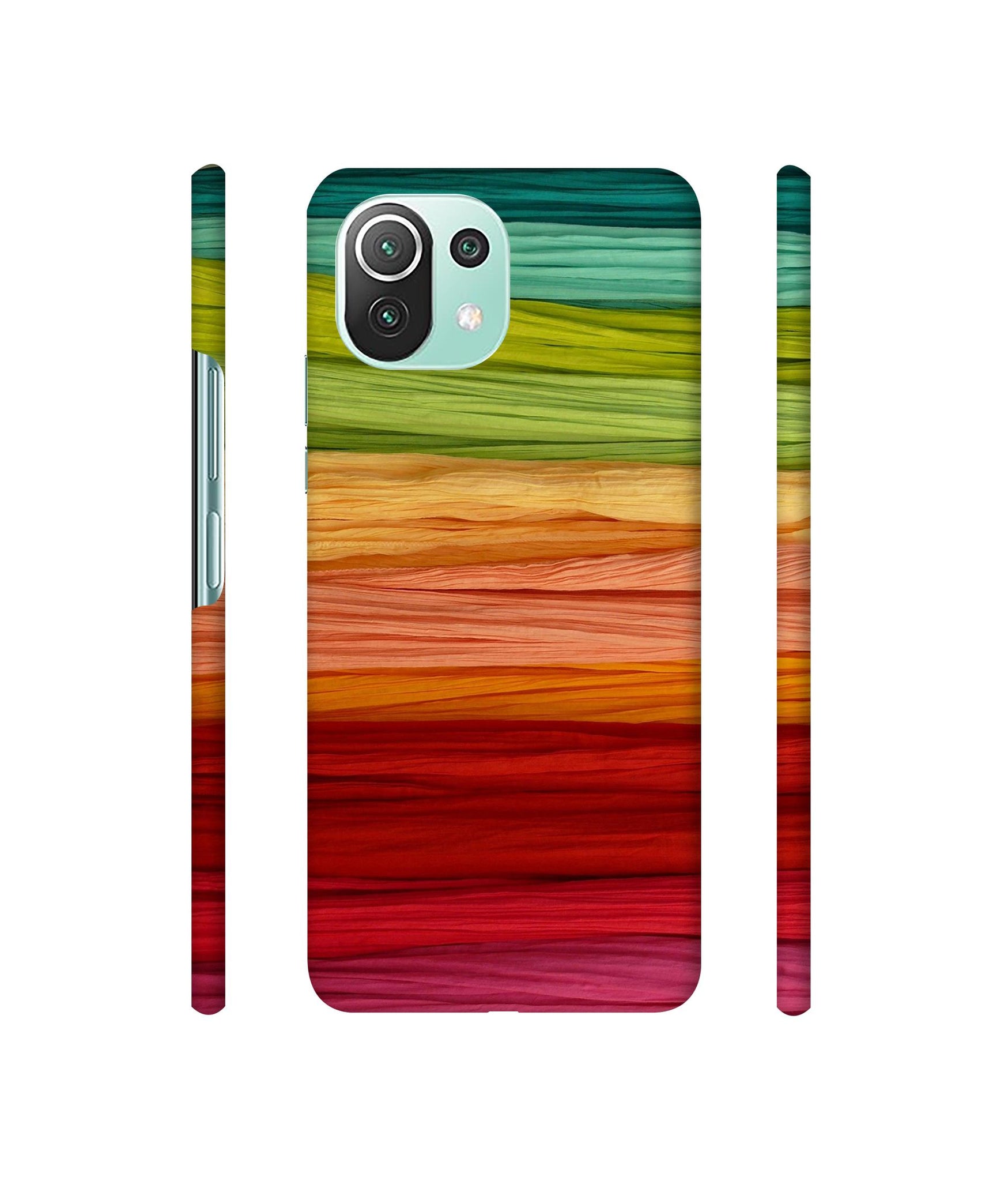 Colorful Thread Designer Hard Back Cover for Mi 11 Lite 5G