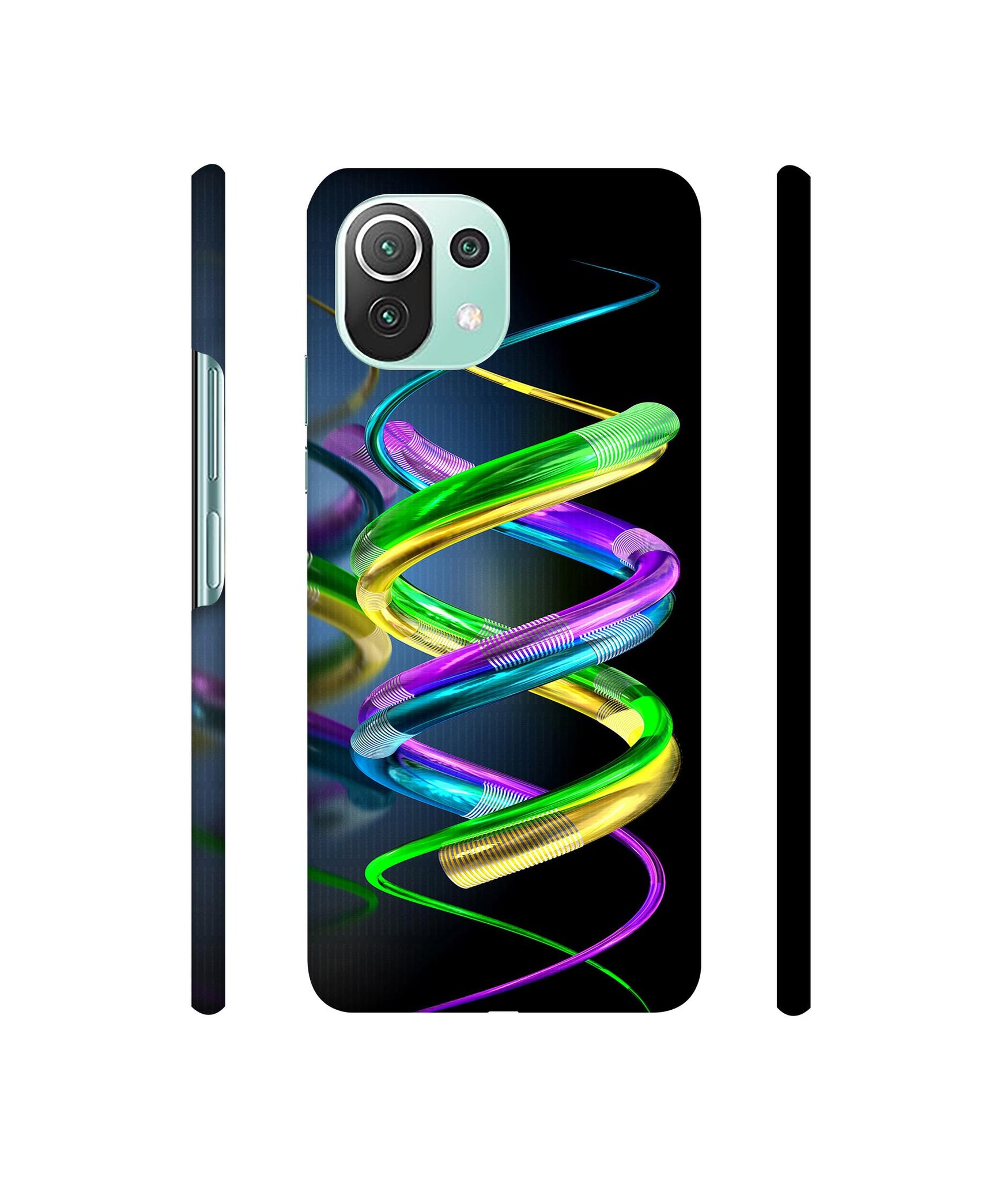 3D Spiral Designer Hard Back Cover for Mi 11 Lite 5G