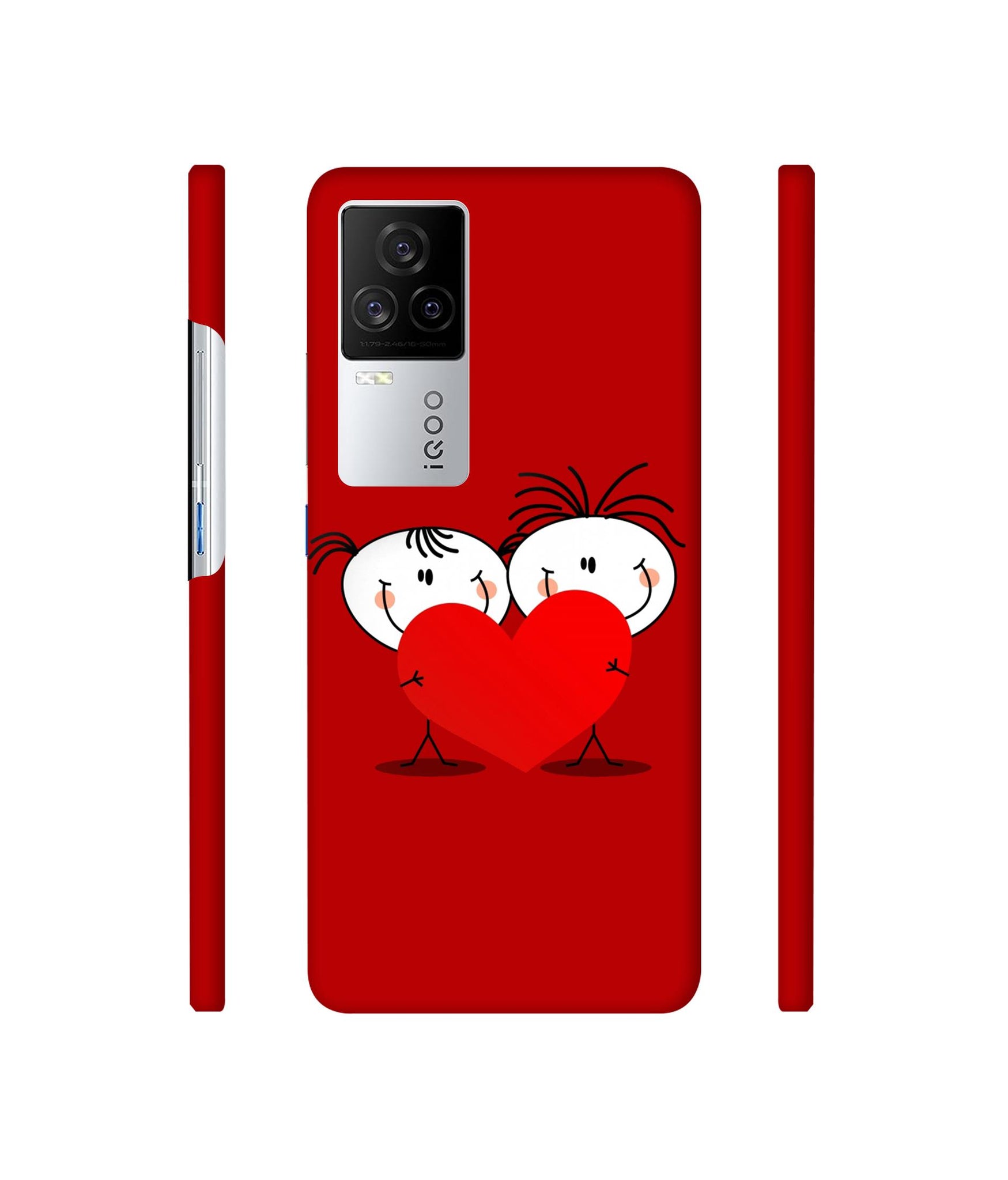 Valentines Day Designer Hard Back Cover for Vivo iQOO 8 Legend