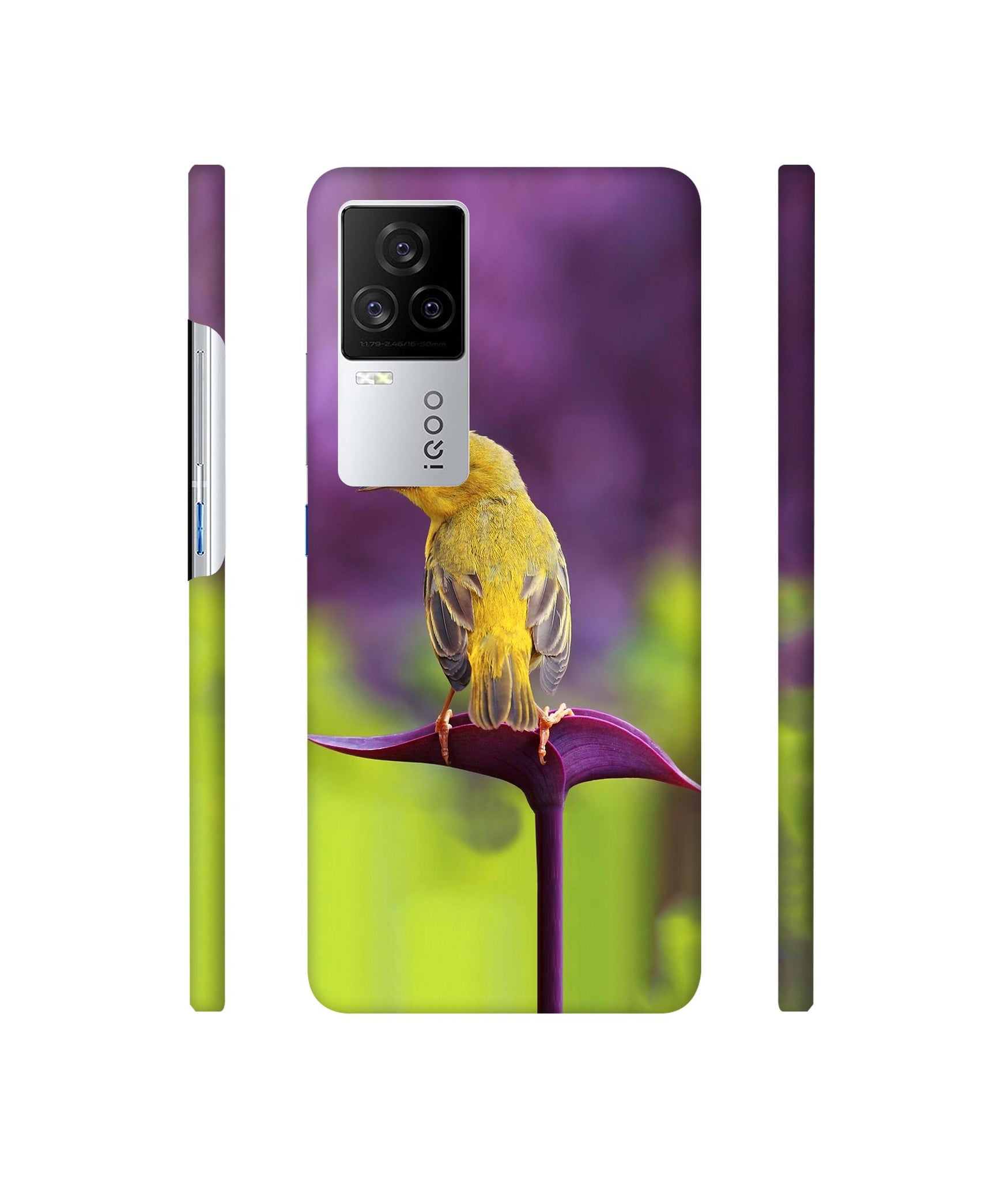 Little Bird Designer Hard Back Cover for Vivo iQOO 8 Legend