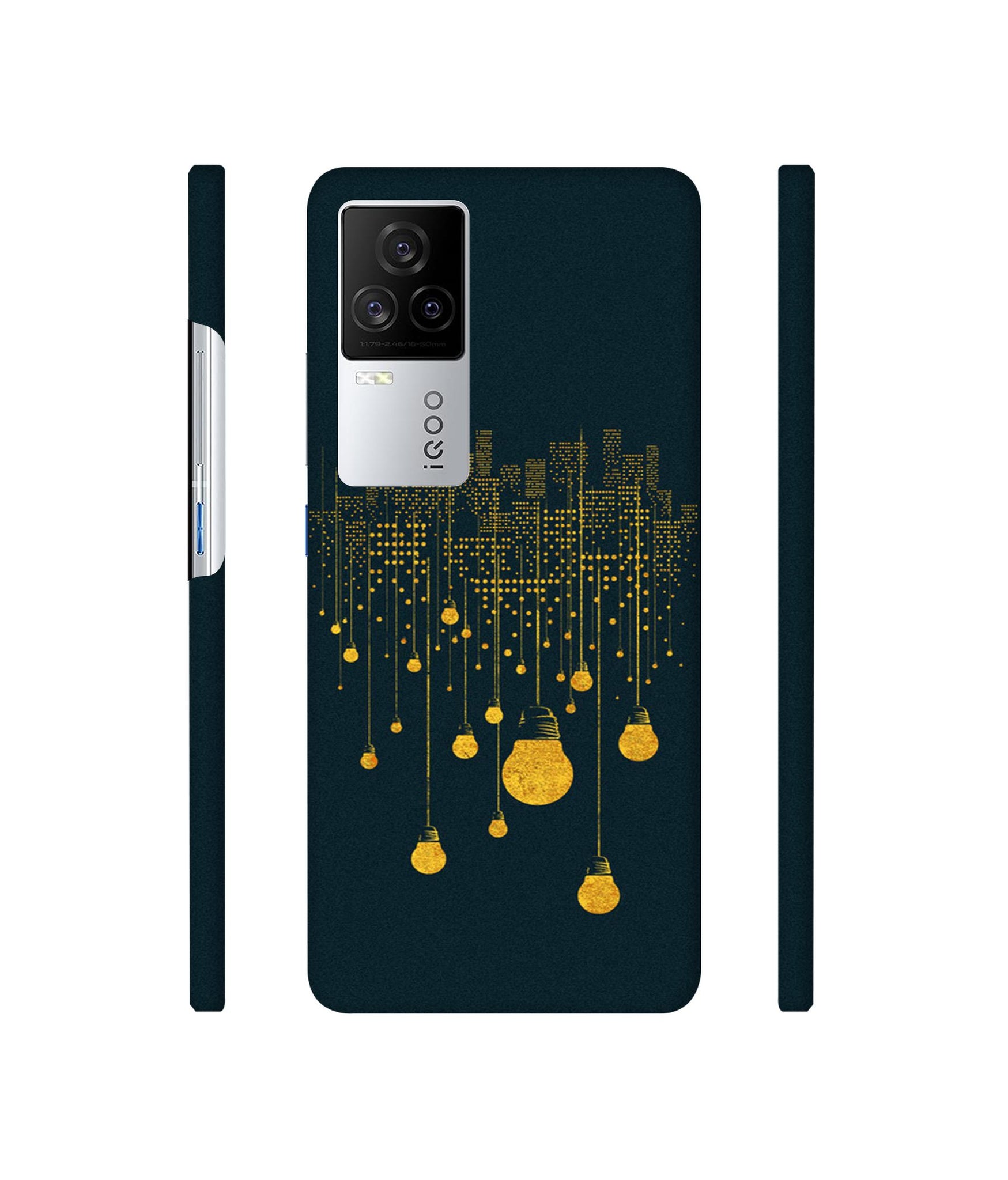 City Light Pattern Designer Hard Back Cover for Vivo iQOO 8 Legend