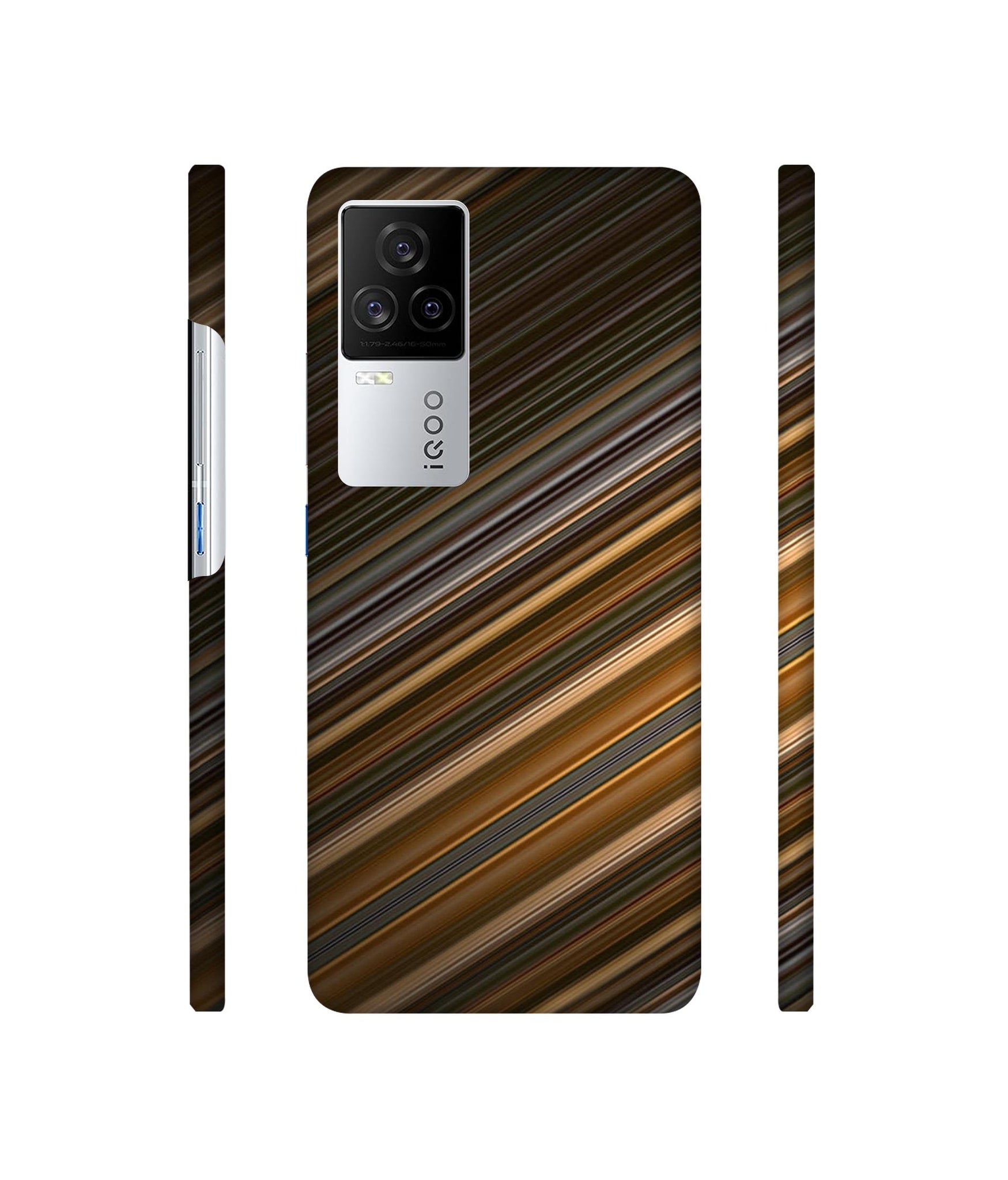 Stripes Designer Hard Back Cover for Vivo iQOO 8 Legend