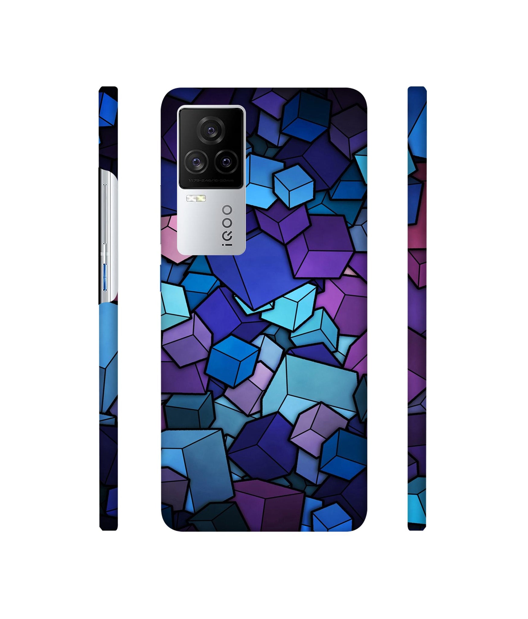 Color Box Designer Hard Back Cover for Vivo iQOO 8 Legend