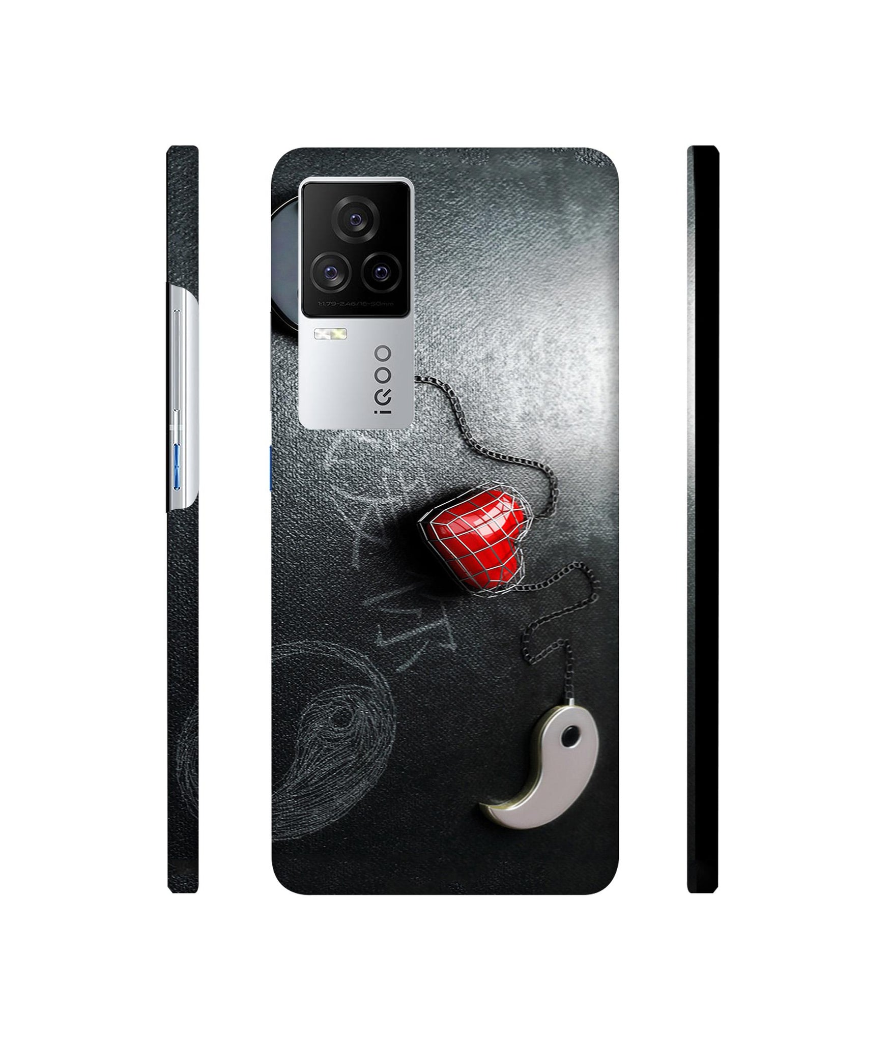 Chinnese Yin and Yang Designer Hard Back Cover for Vivo iQOO 8 Legend