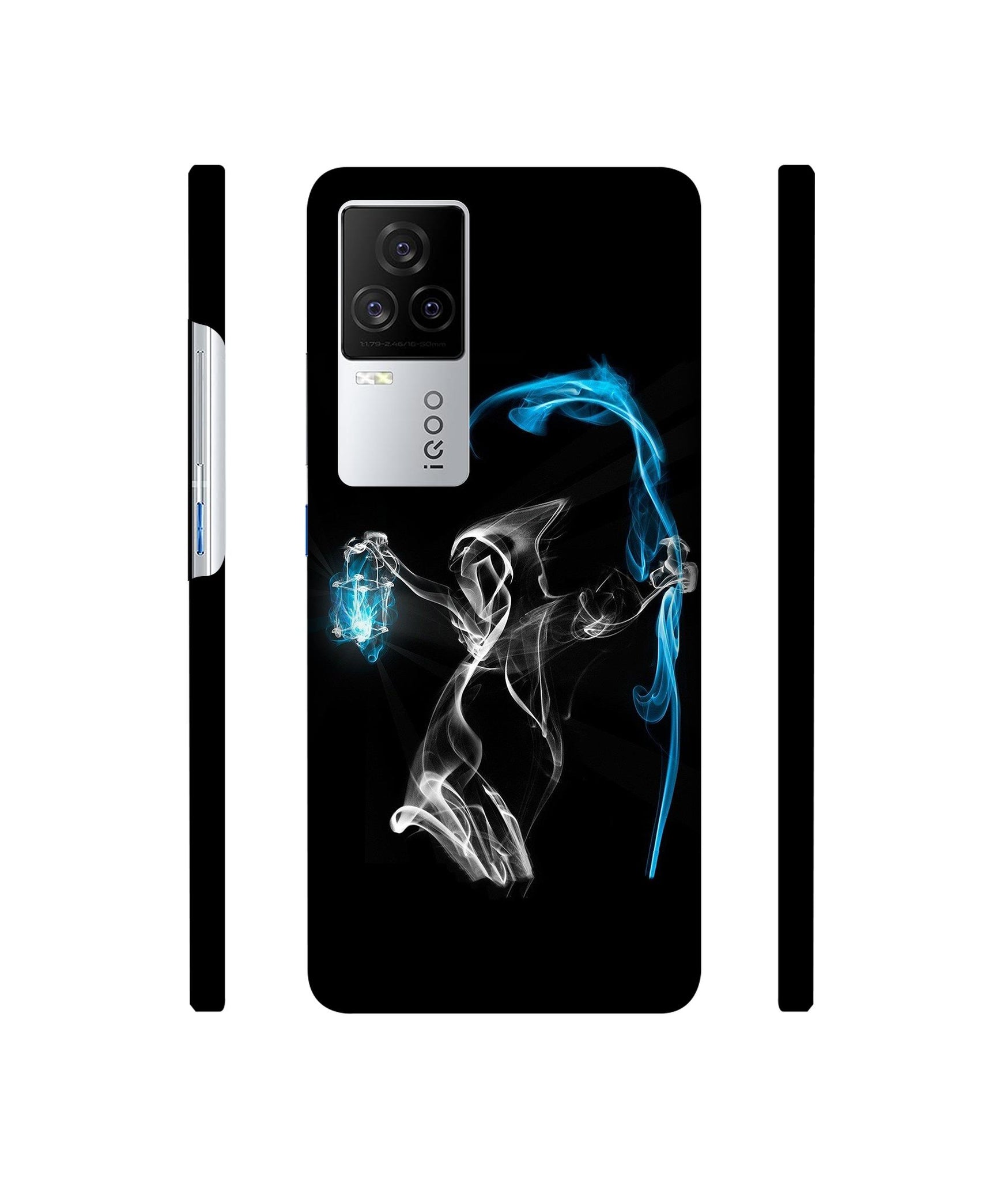 3D Skull Designer Hard Back Cover for Vivo iQOO 8 Legend