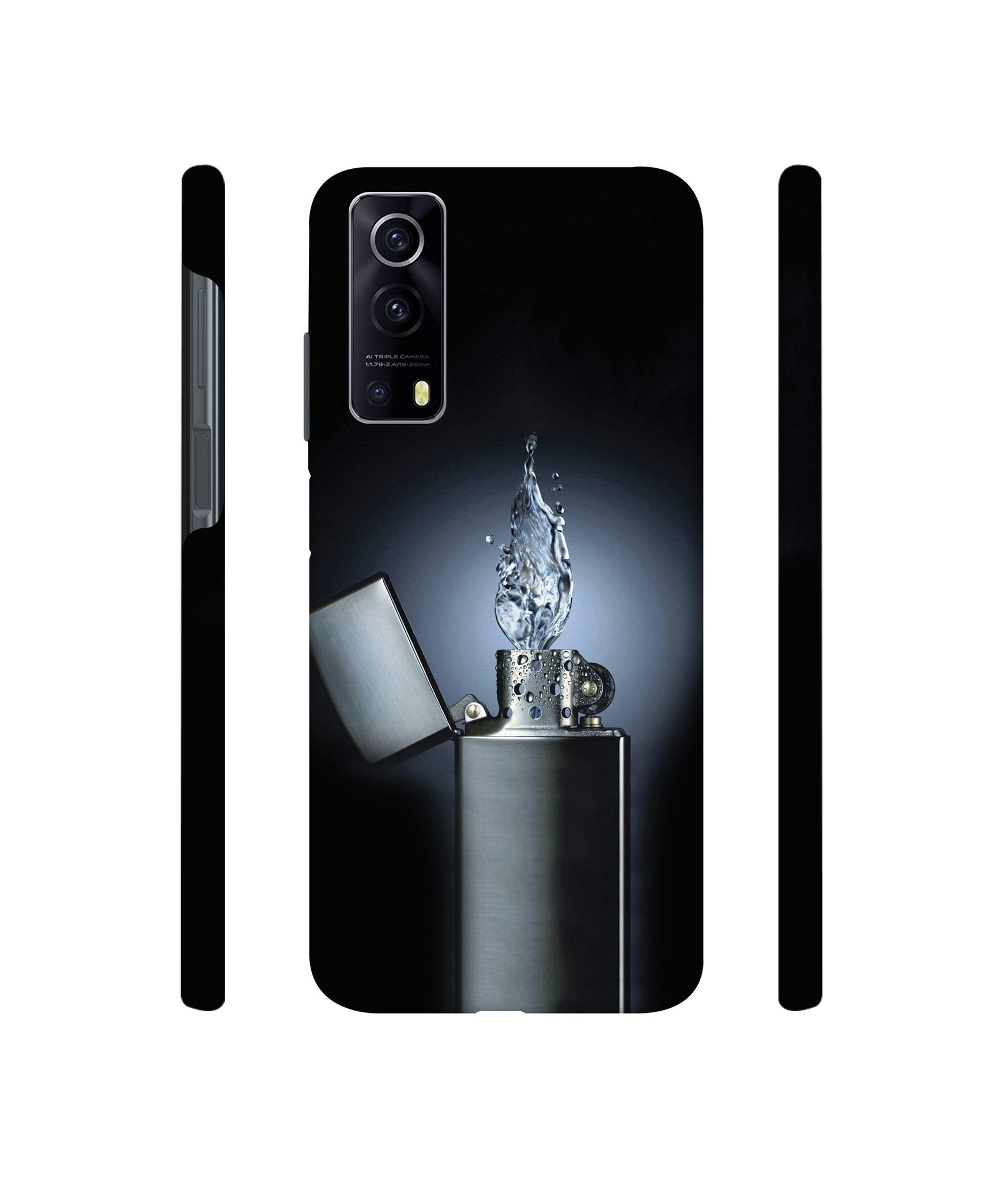 Water Lighter Designer Hard Back Cover for Vivo iQOO Z