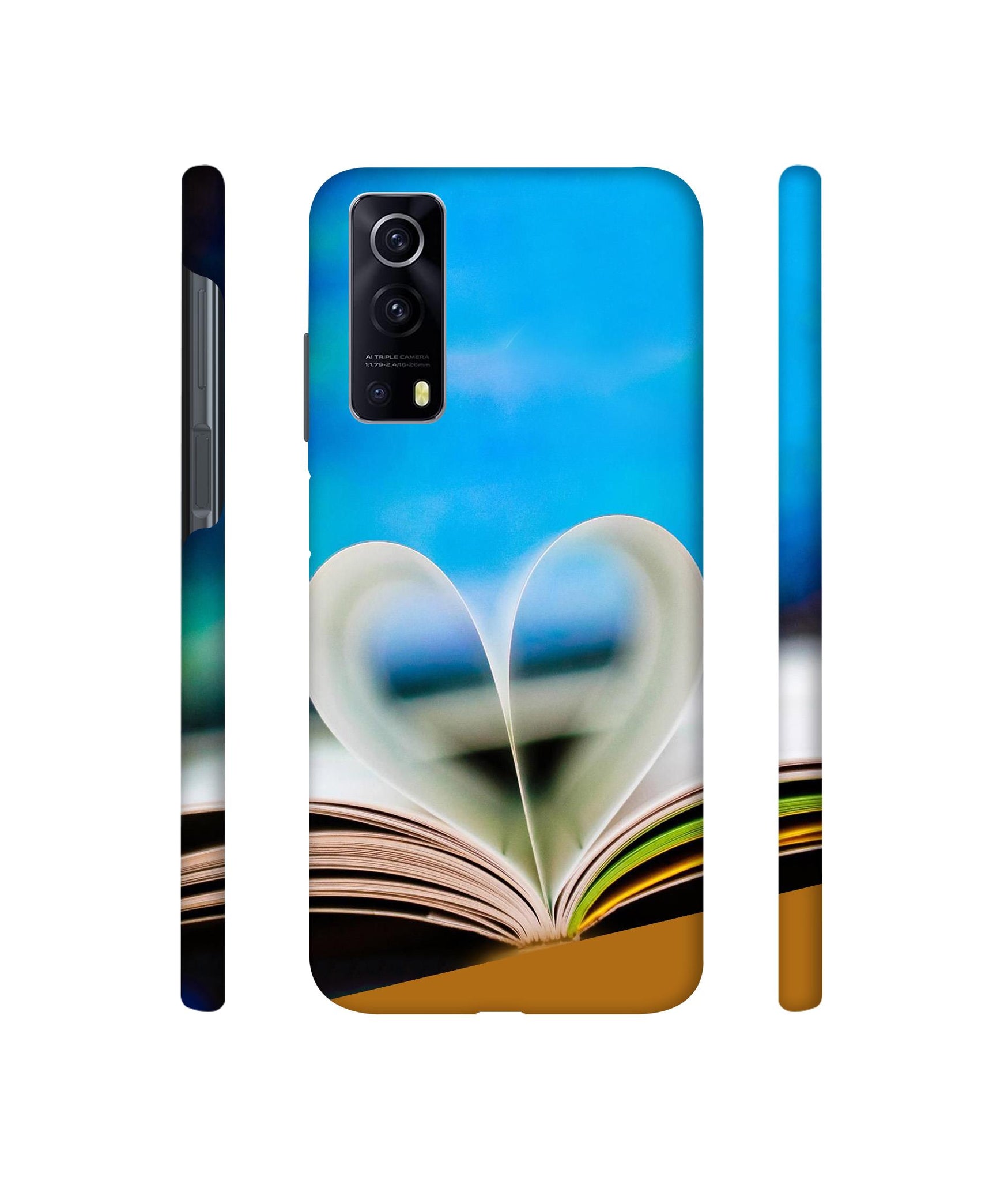 Love Book Designer Hard Back Cover for Vivo iQOO Z
