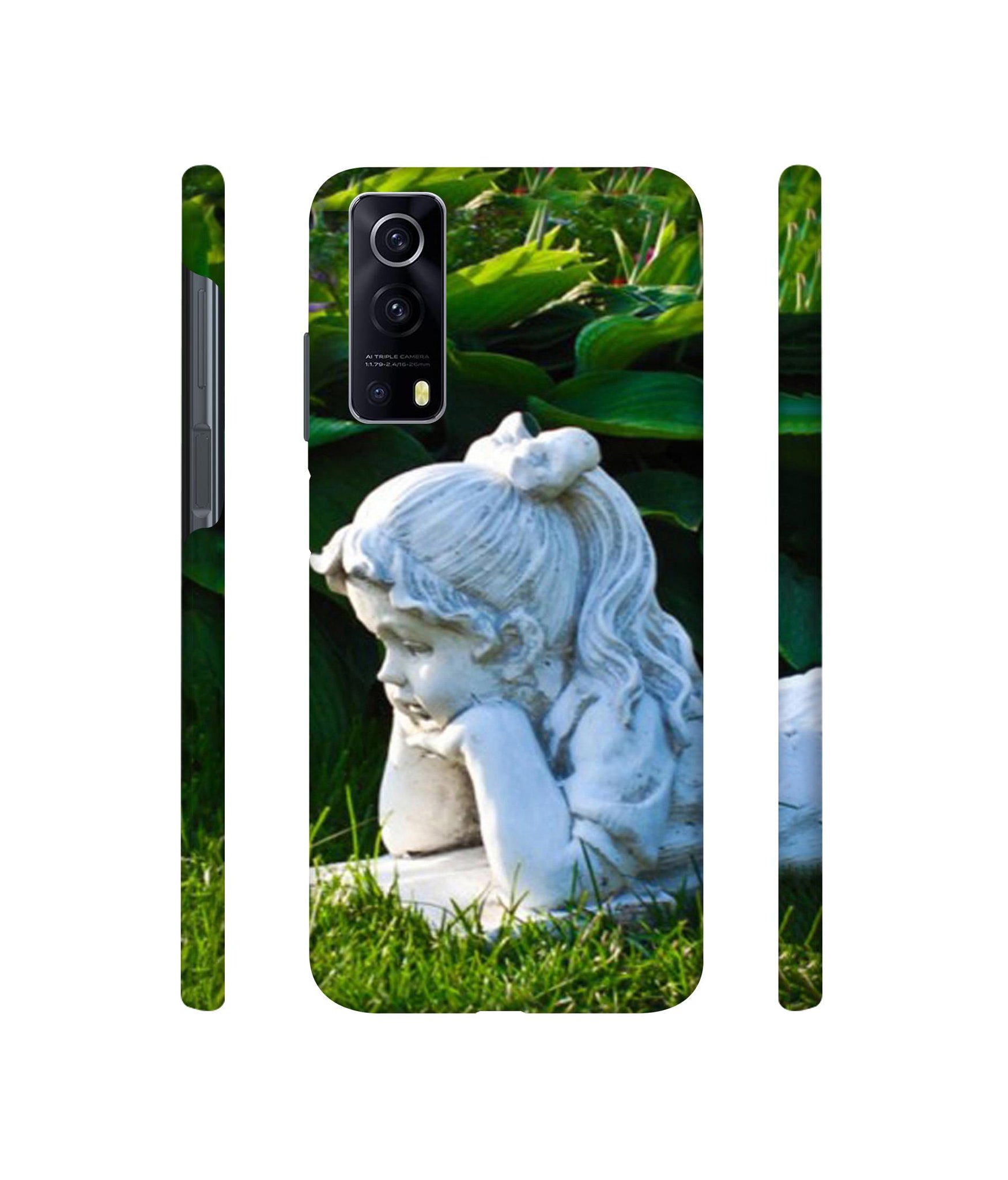 Statue of Girl Designer Hard Back Cover for Vivo iQOO Z