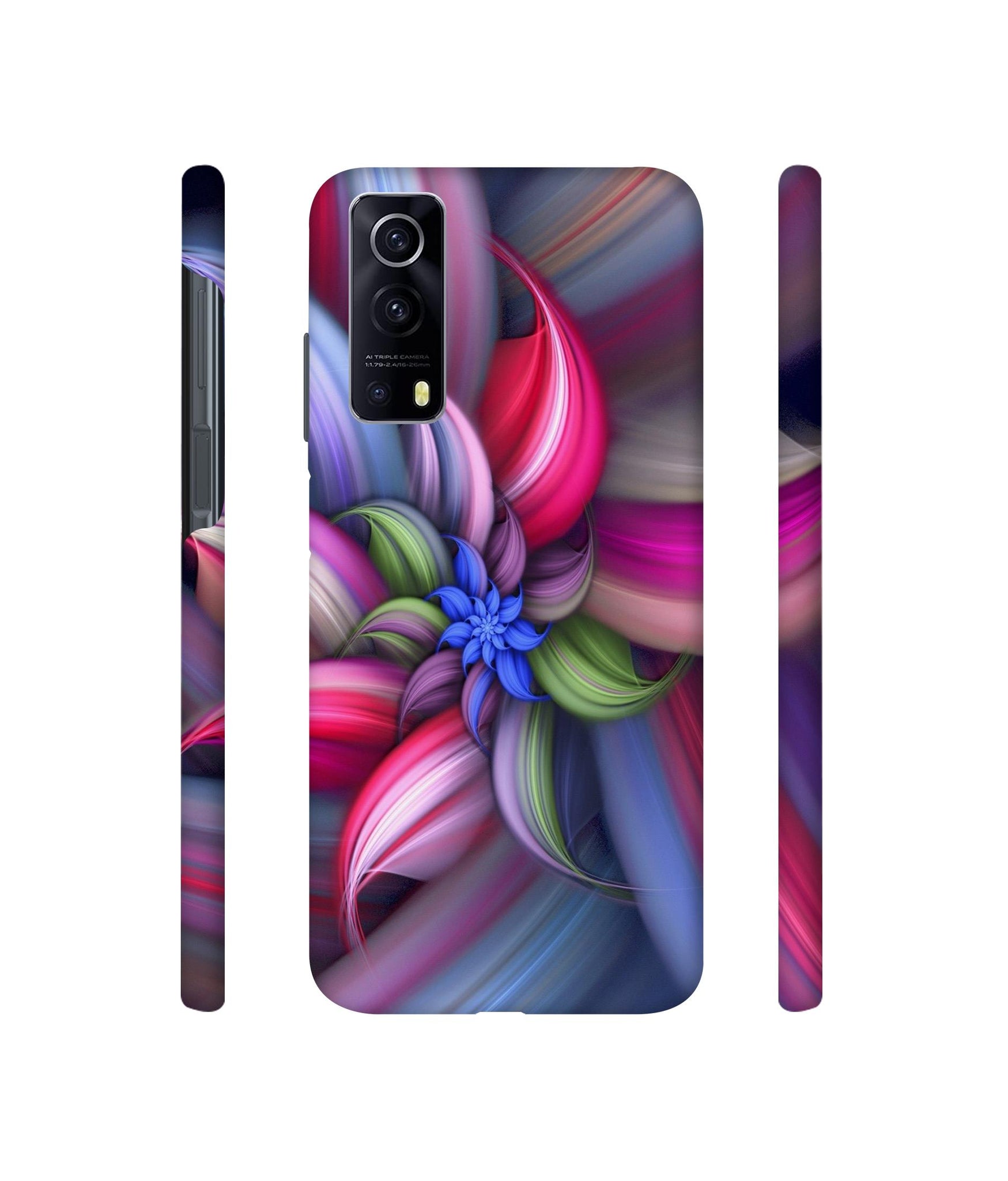 Colorful Flower Designer Hard Back Cover for Vivo iQOO Z