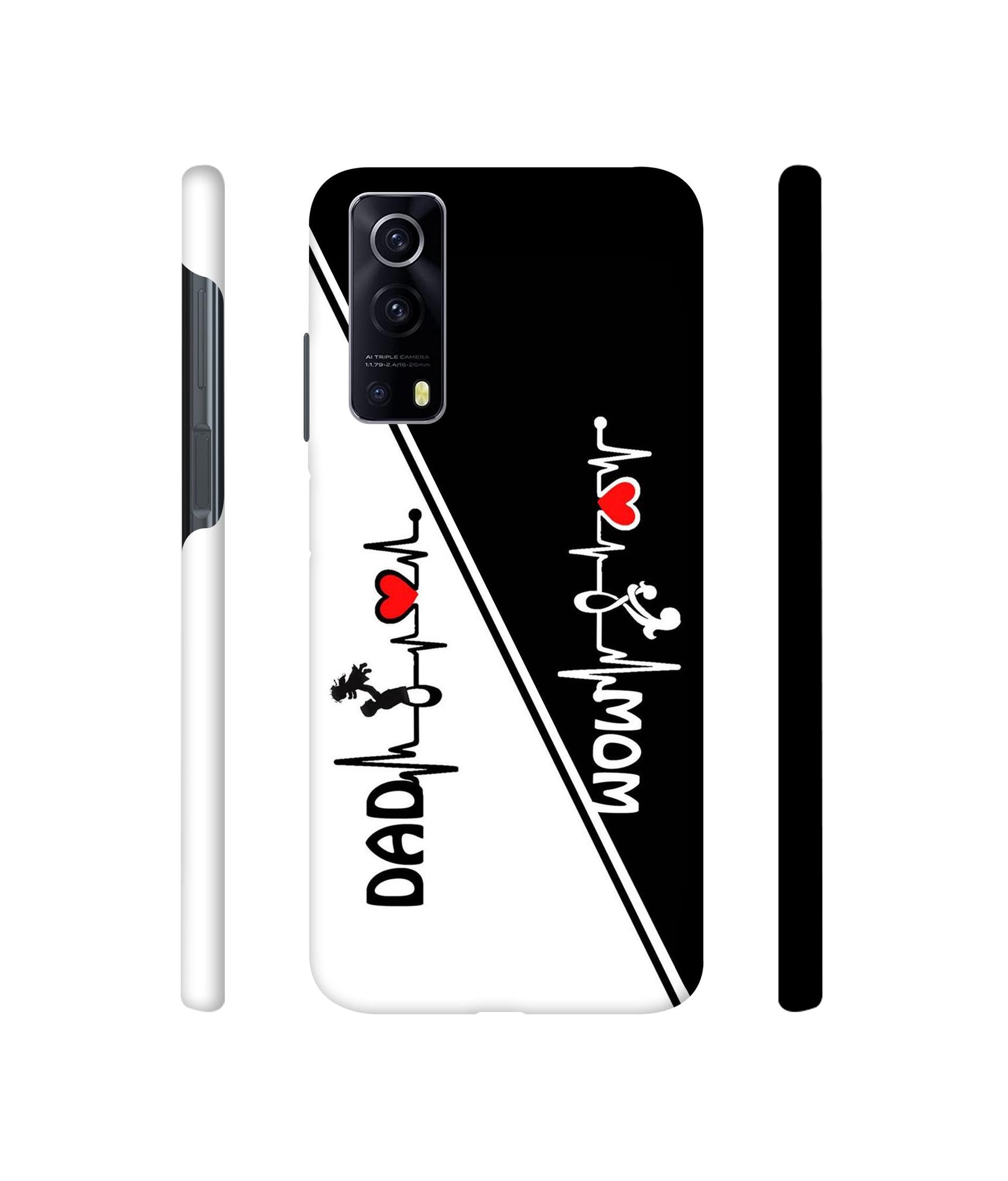 Mom and Dad Lover Designer Hard Back Cover for Vivo iQOO Z