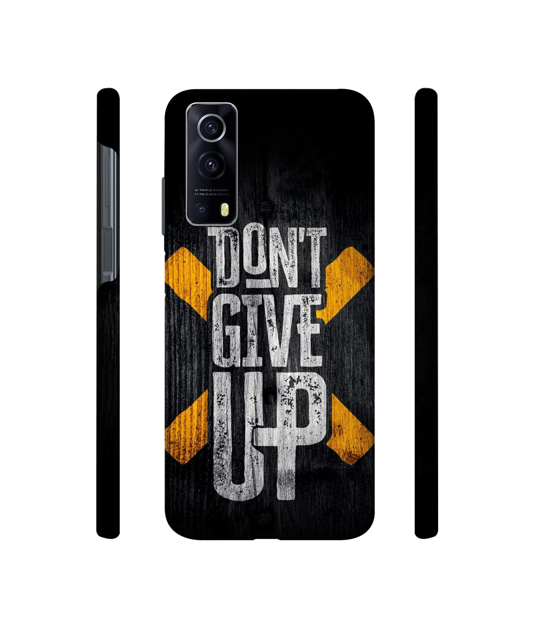 Don't Give Up Designer Hard Back Cover for Vivo iQOO Z