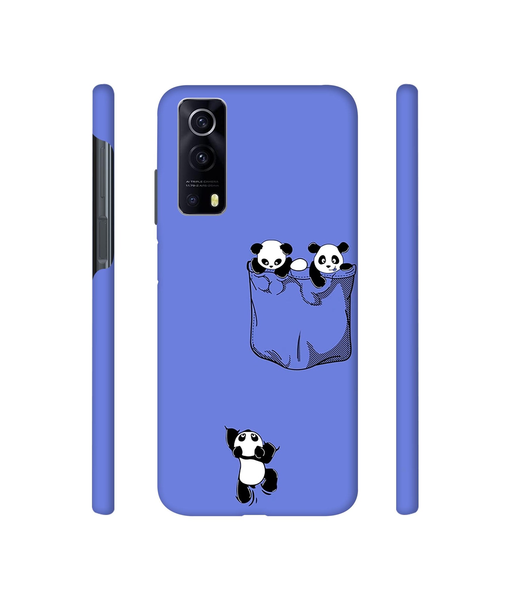 Poket Panda Designer Hard Back Cover for Vivo iQOO Z