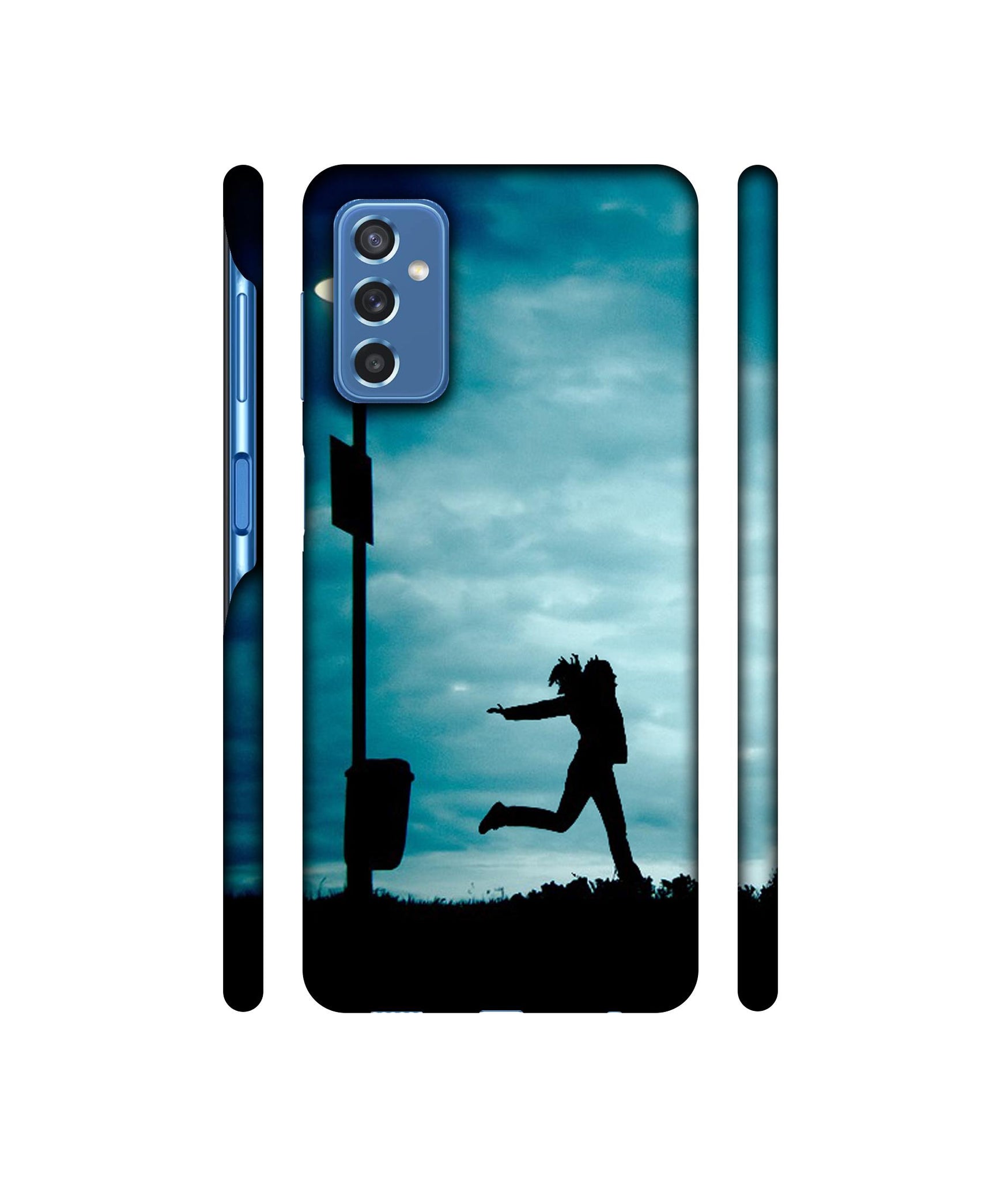 Girl Running At Night Designer Hard Back Cover for Samsung Galaxy M52 5G