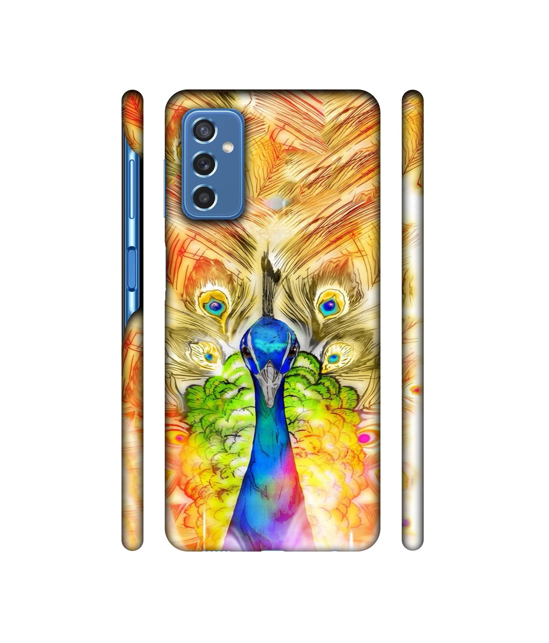 Colorful Joy Pattern Designer Hard Back Cover for Samsung Galaxy M52 5G