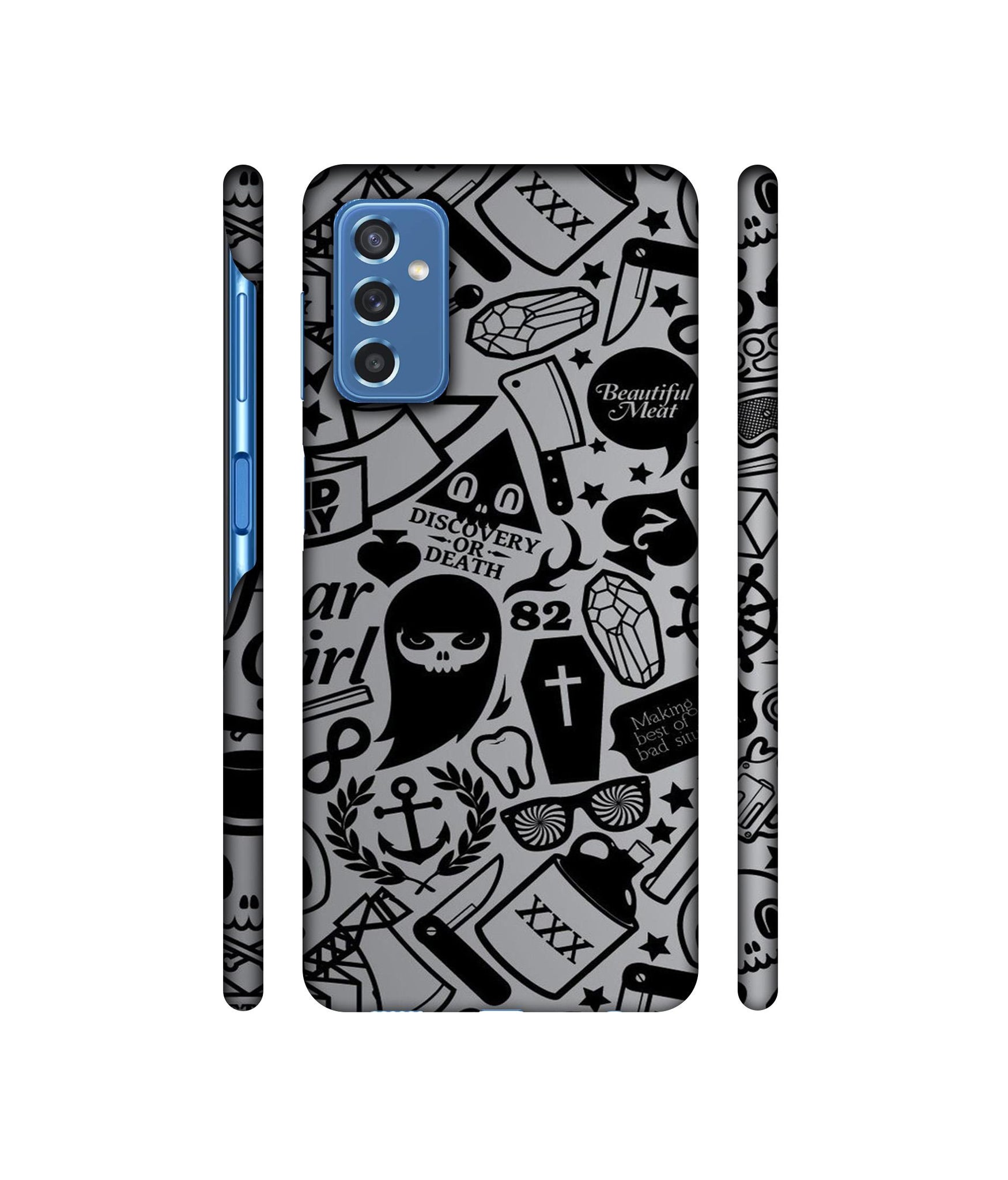Discover Or Death Designer Hard Back Cover for Samsung Galaxy M52 5G