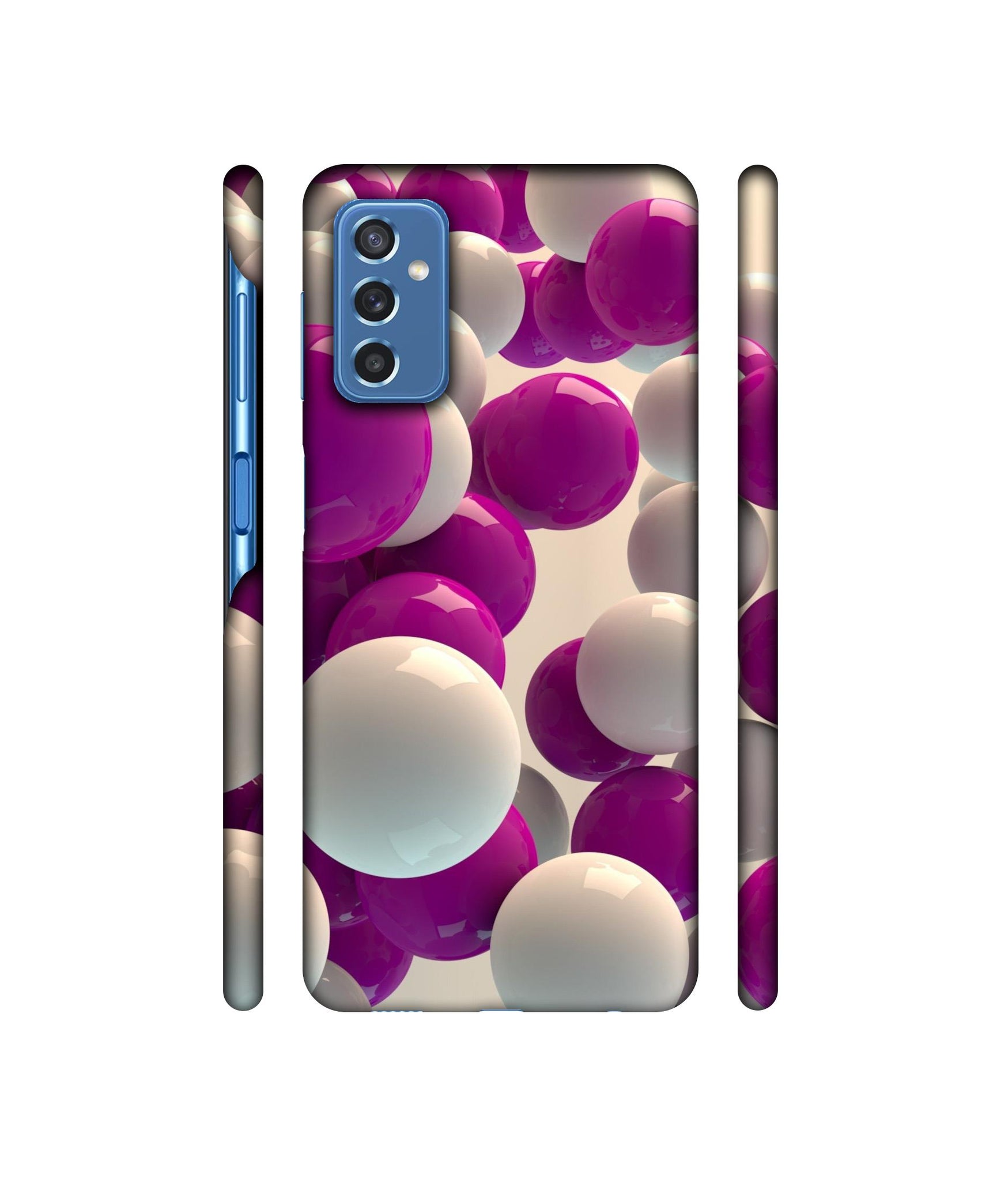 3D Balloons Designer Hard Back Cover for Samsung Galaxy M52 5G