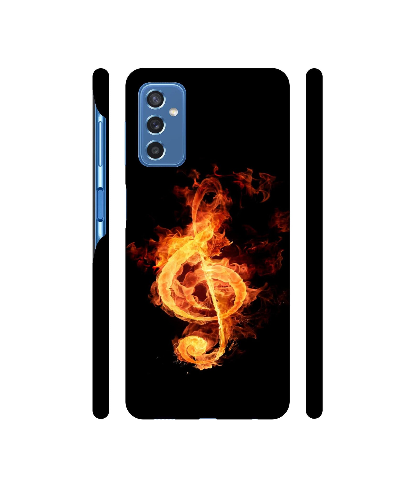 Fire Note Designer Hard Back Cover for Samsung Galaxy M52 5G