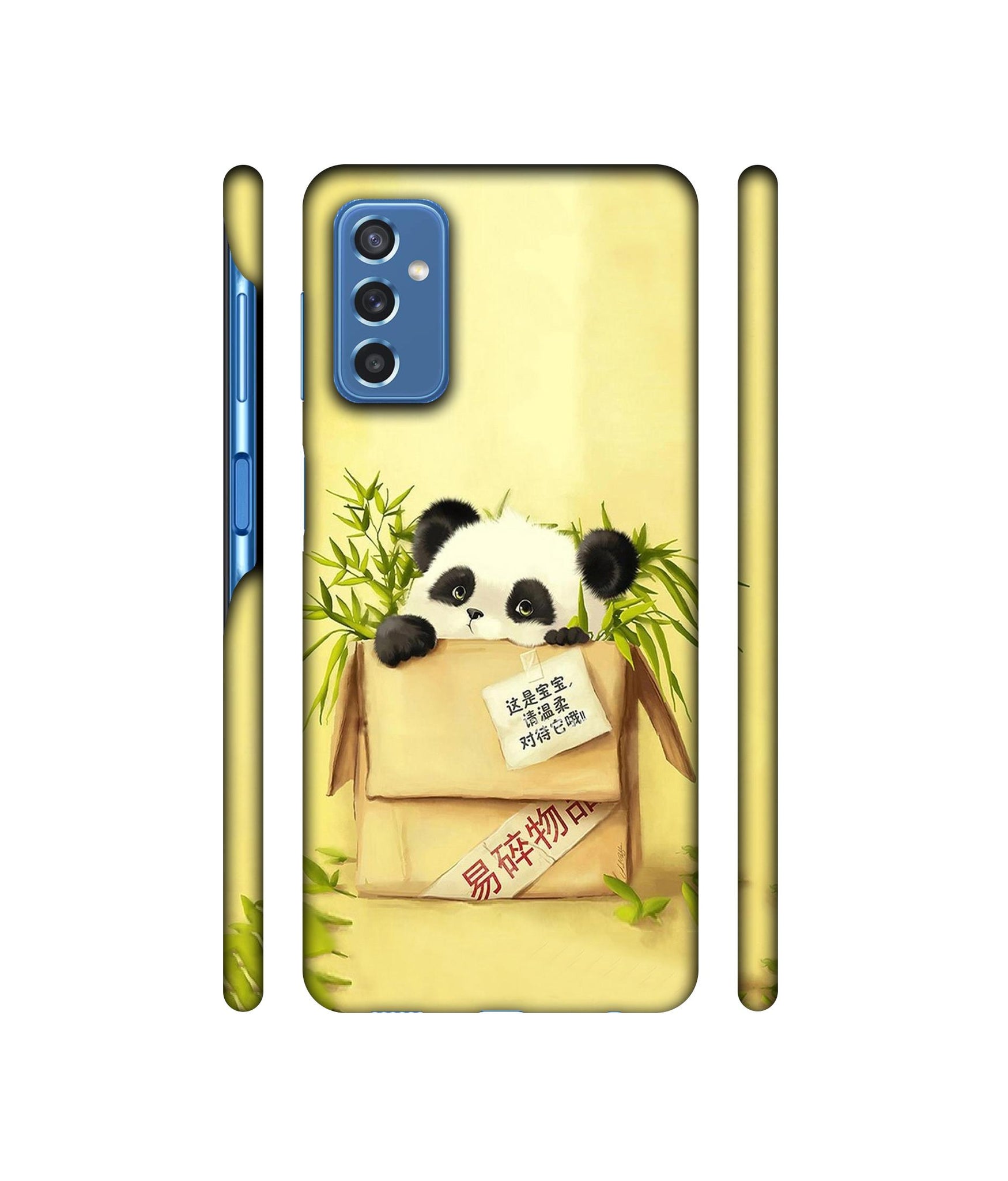 Panda In Box Designer Hard Back Cover for Samsung Galaxy M52 5G