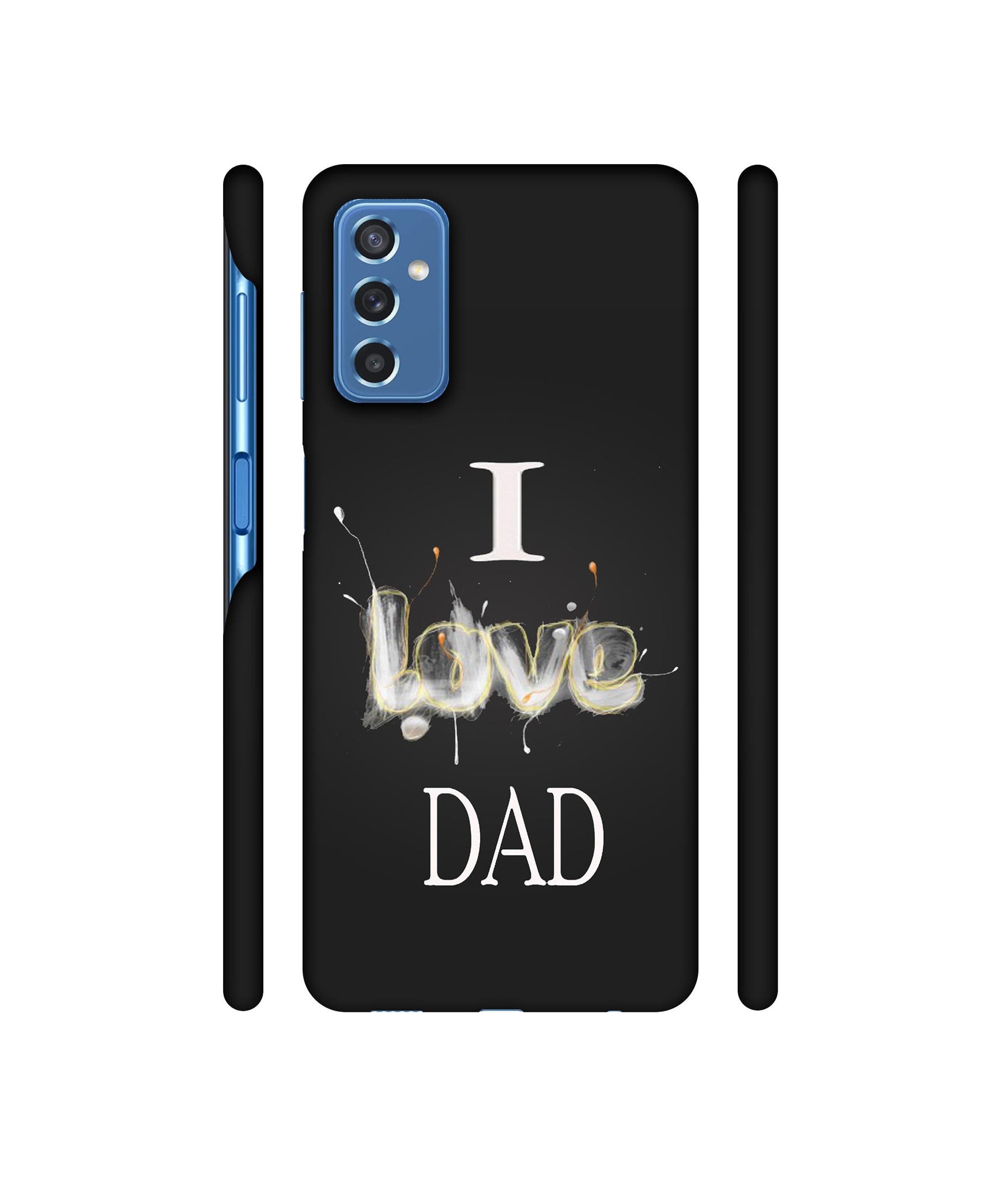 Happy Quote Designer Hard Back Cover for Samsung Galaxy M52 5G