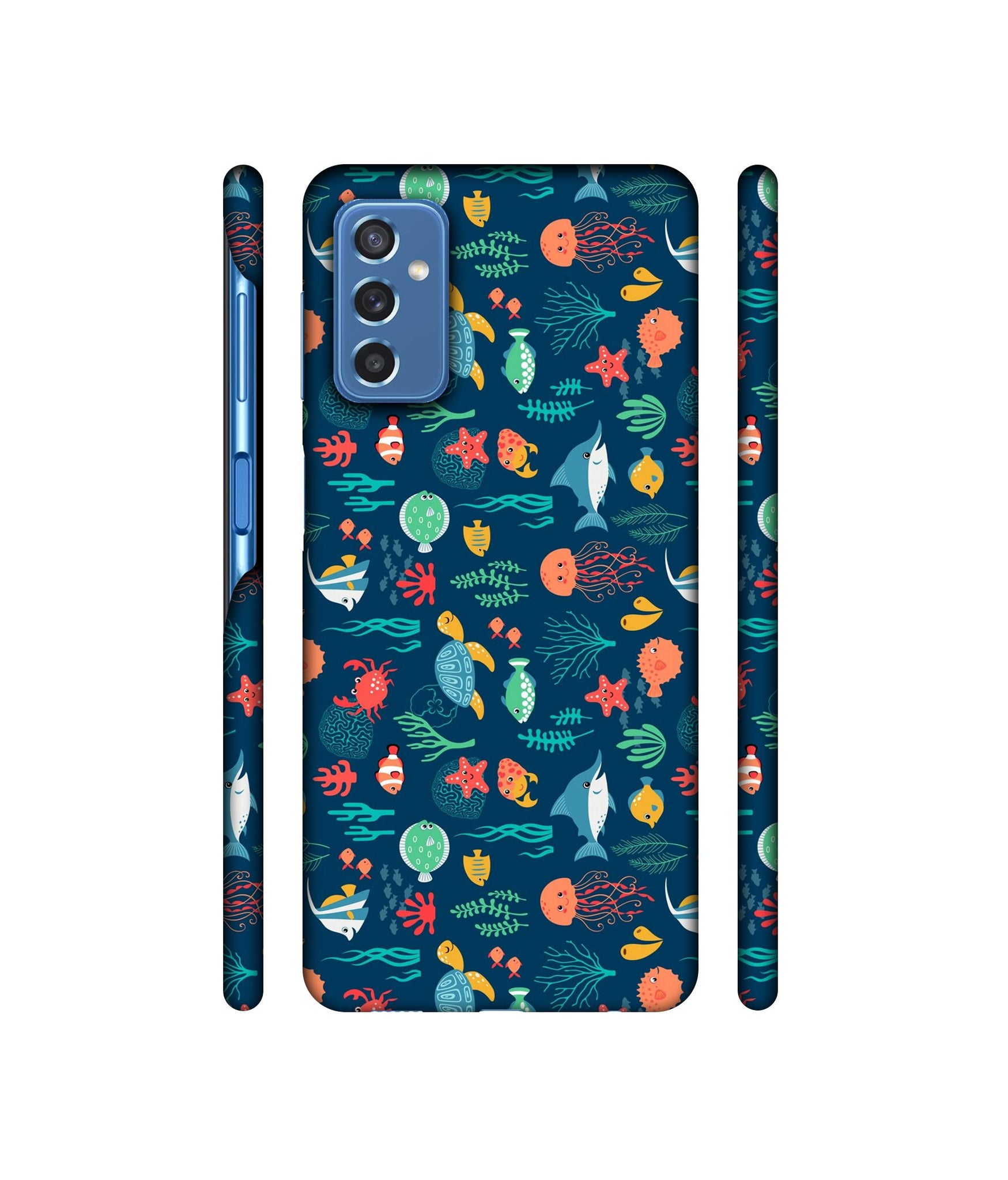 Aquarium Texture Designer Hard Back Cover for Samsung Galaxy M52 5G