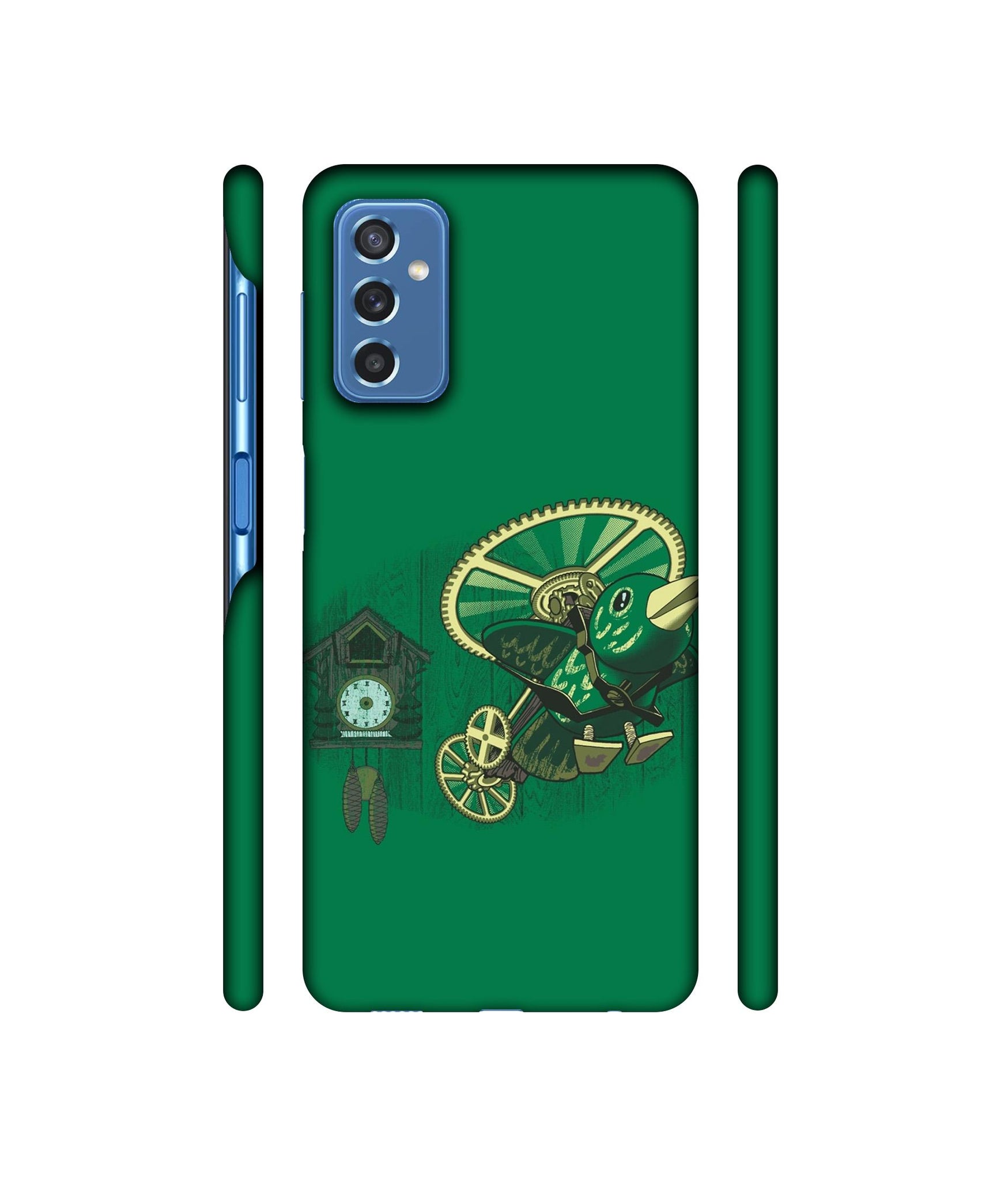 Clock Bird Designer Hard Back Cover for Samsung Galaxy M52 5G