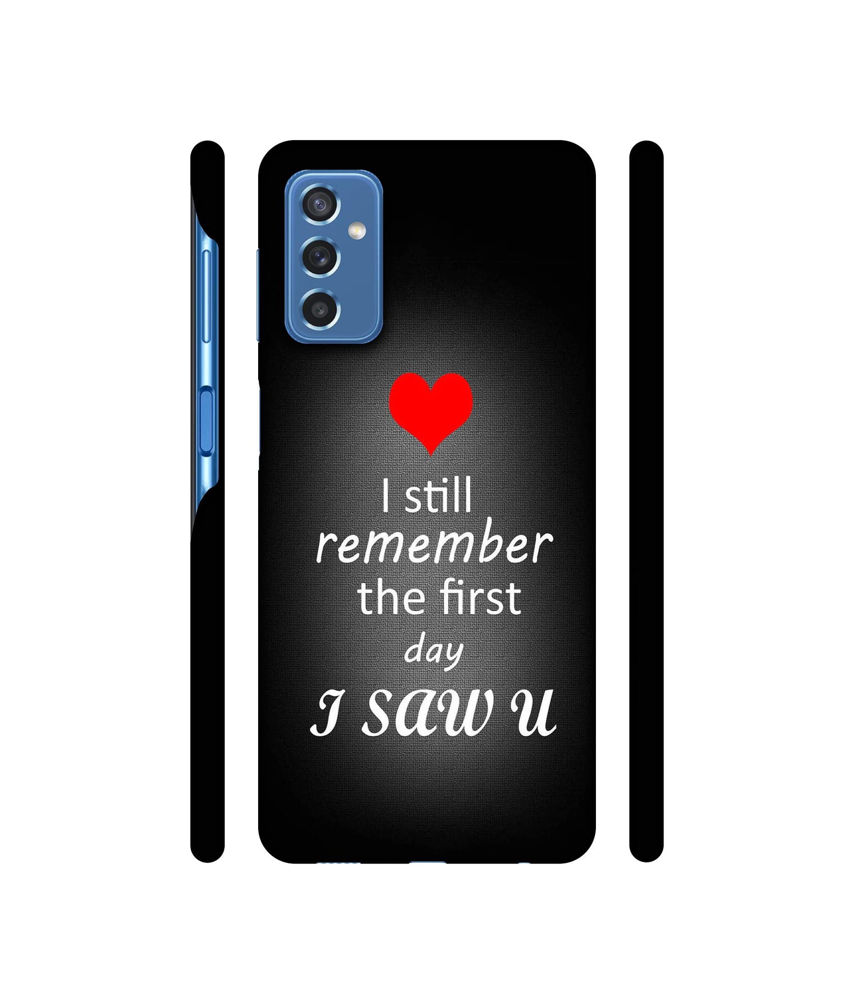 I Saw You Heart Designer Hard Back Cover for Samsung Galaxy M52 5G